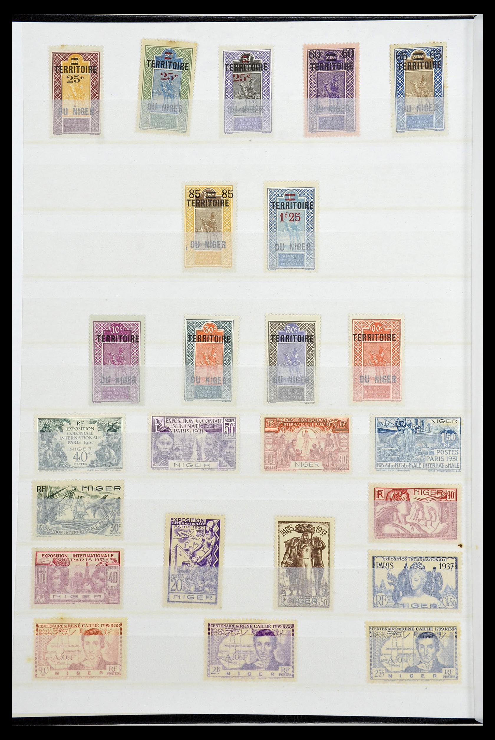 34190 0135 - Postzegelverzameling 34190 Franse koloniën in Afrika 1885-1998.