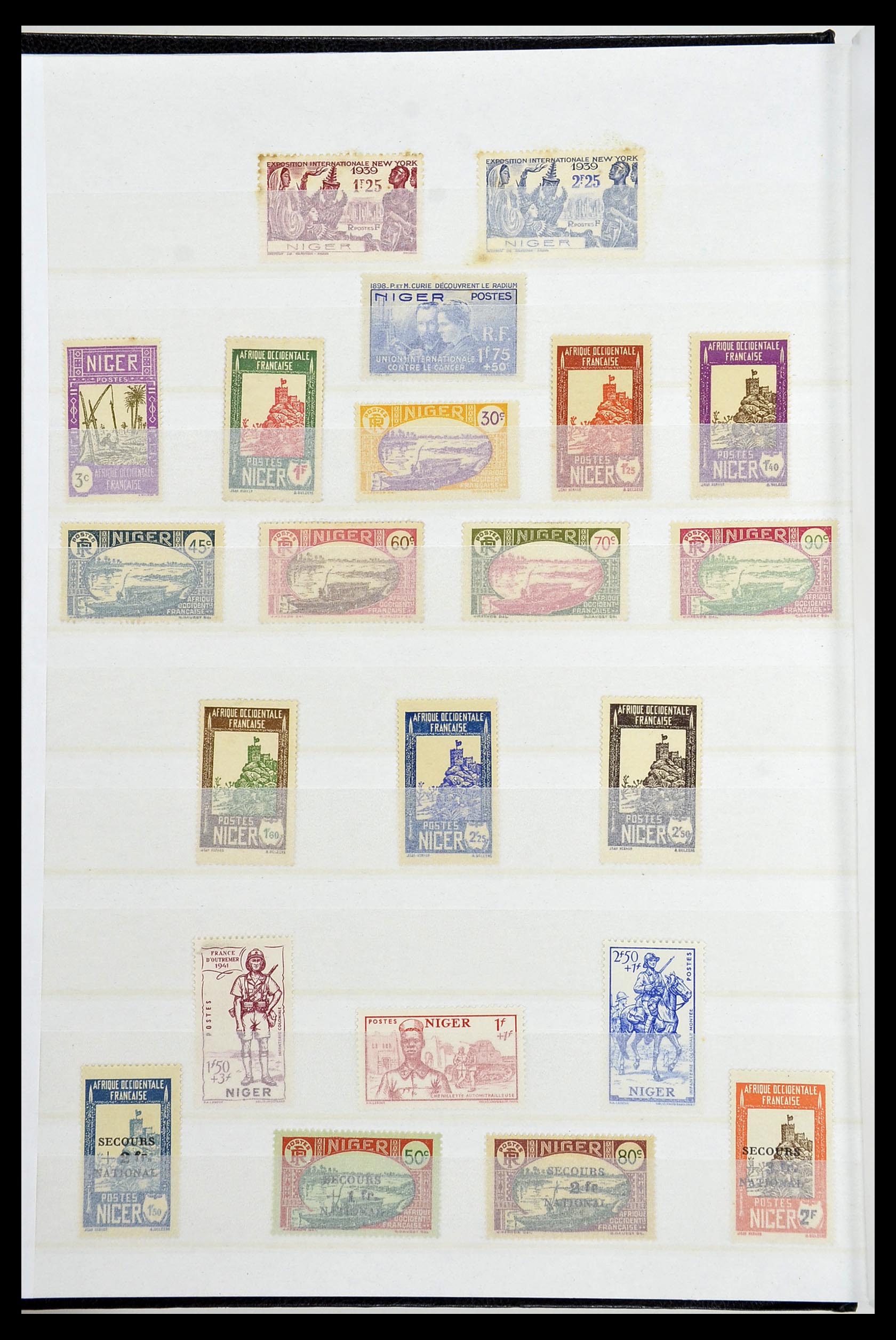 34190 0137 - Postzegelverzameling 34190 Franse koloniën in Afrika 1885-1998.