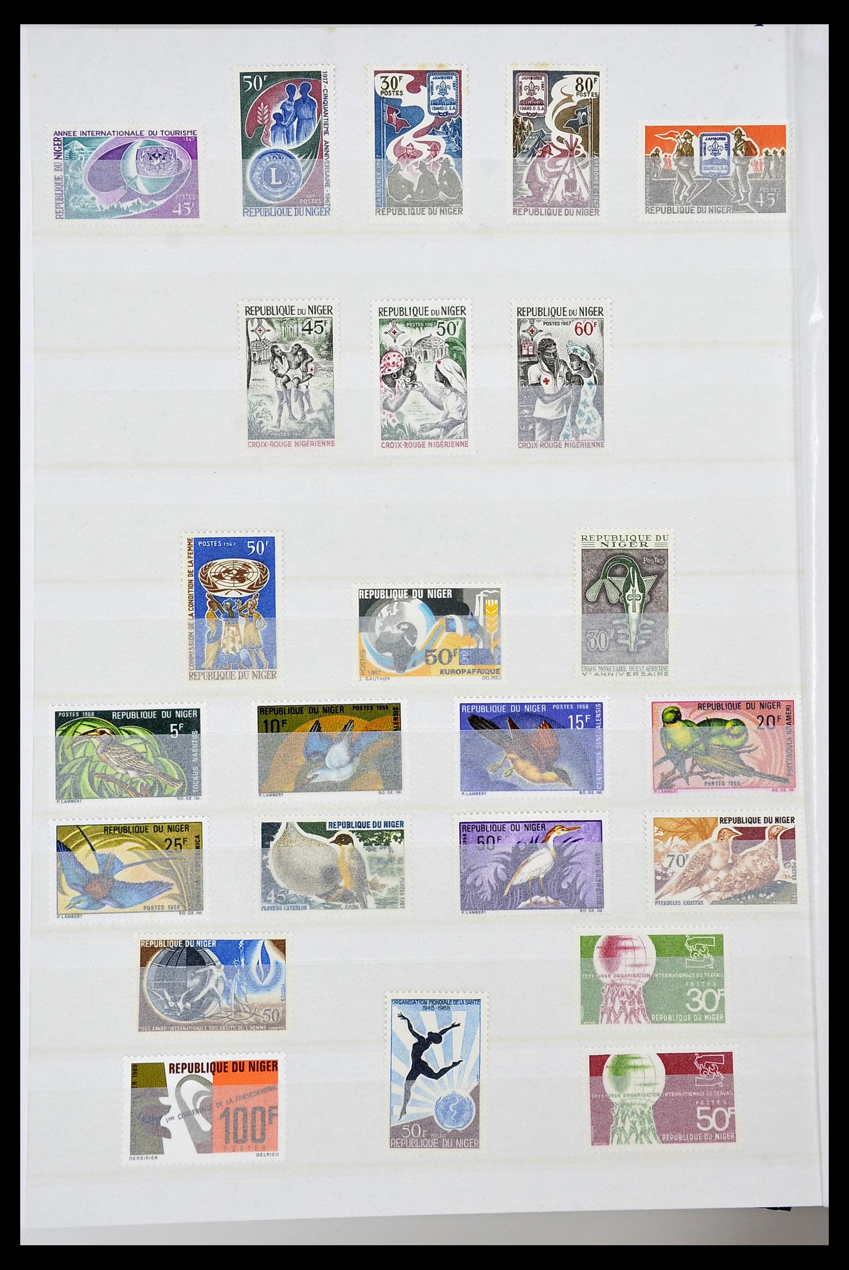 34190 0146 - Postzegelverzameling 34190 Franse koloniën in Afrika 1885-1998.