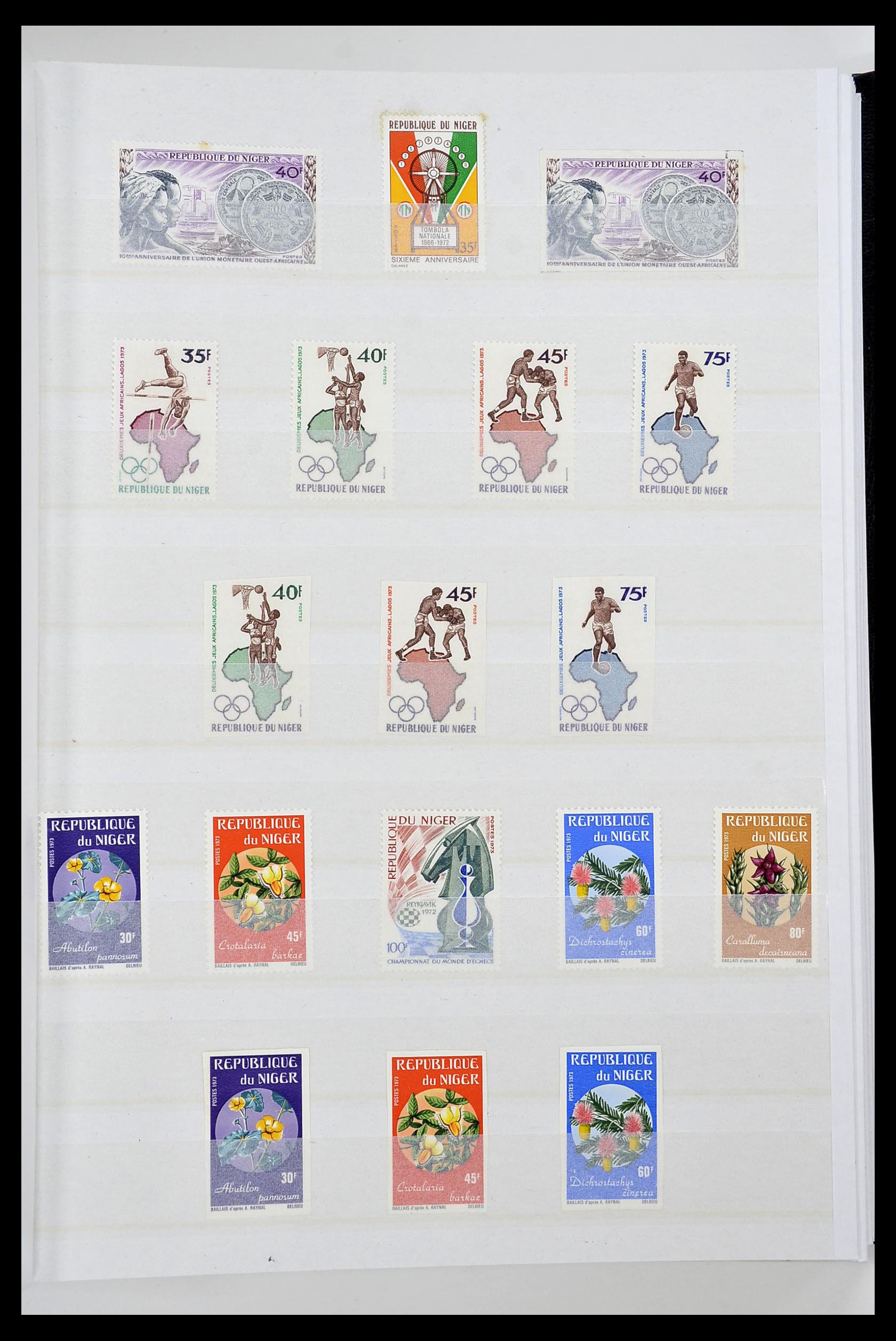 34190 0149 - Postzegelverzameling 34190 Franse koloniën in Afrika 1885-1998.