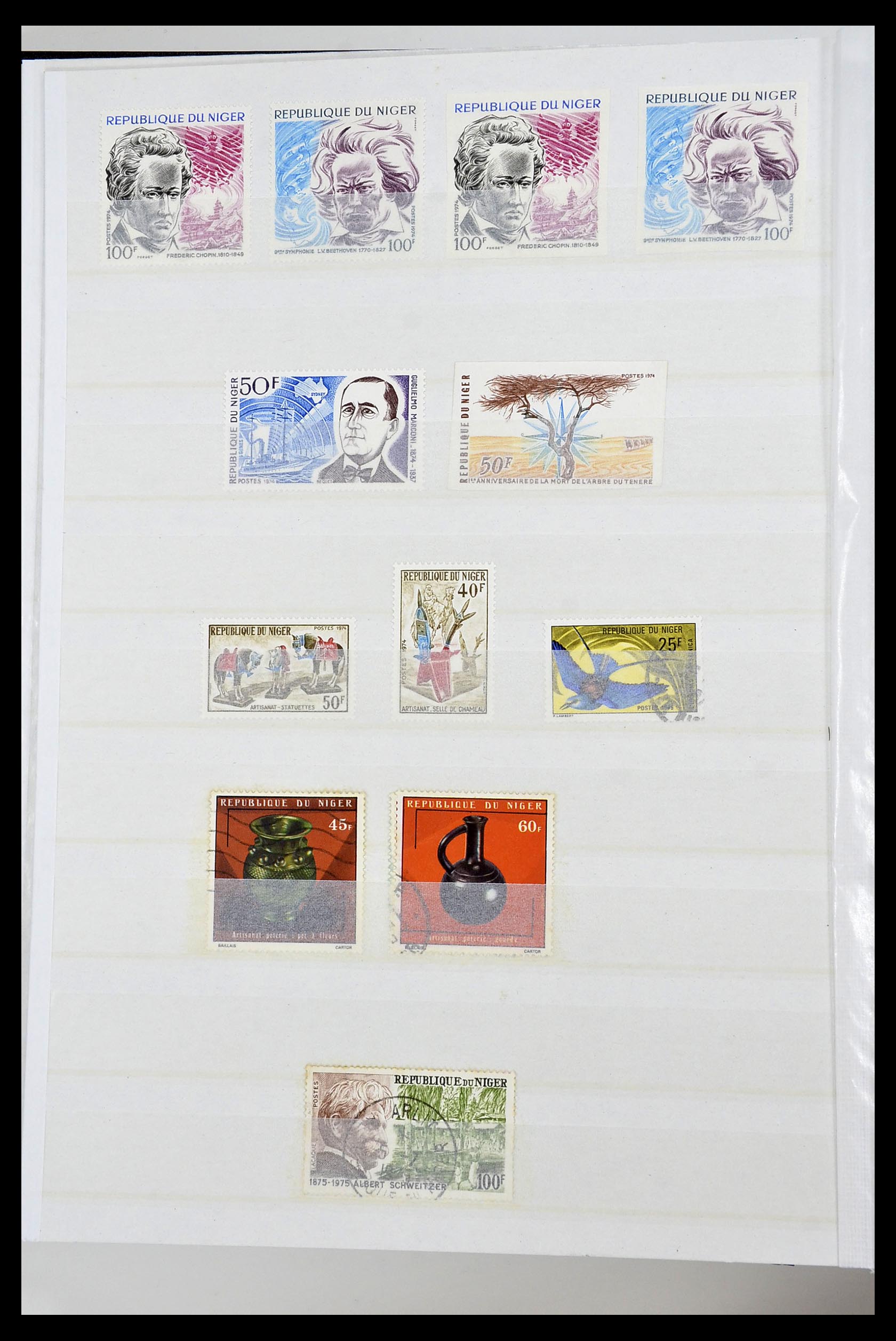 34190 0152 - Postzegelverzameling 34190 Franse koloniën in Afrika 1885-1998.