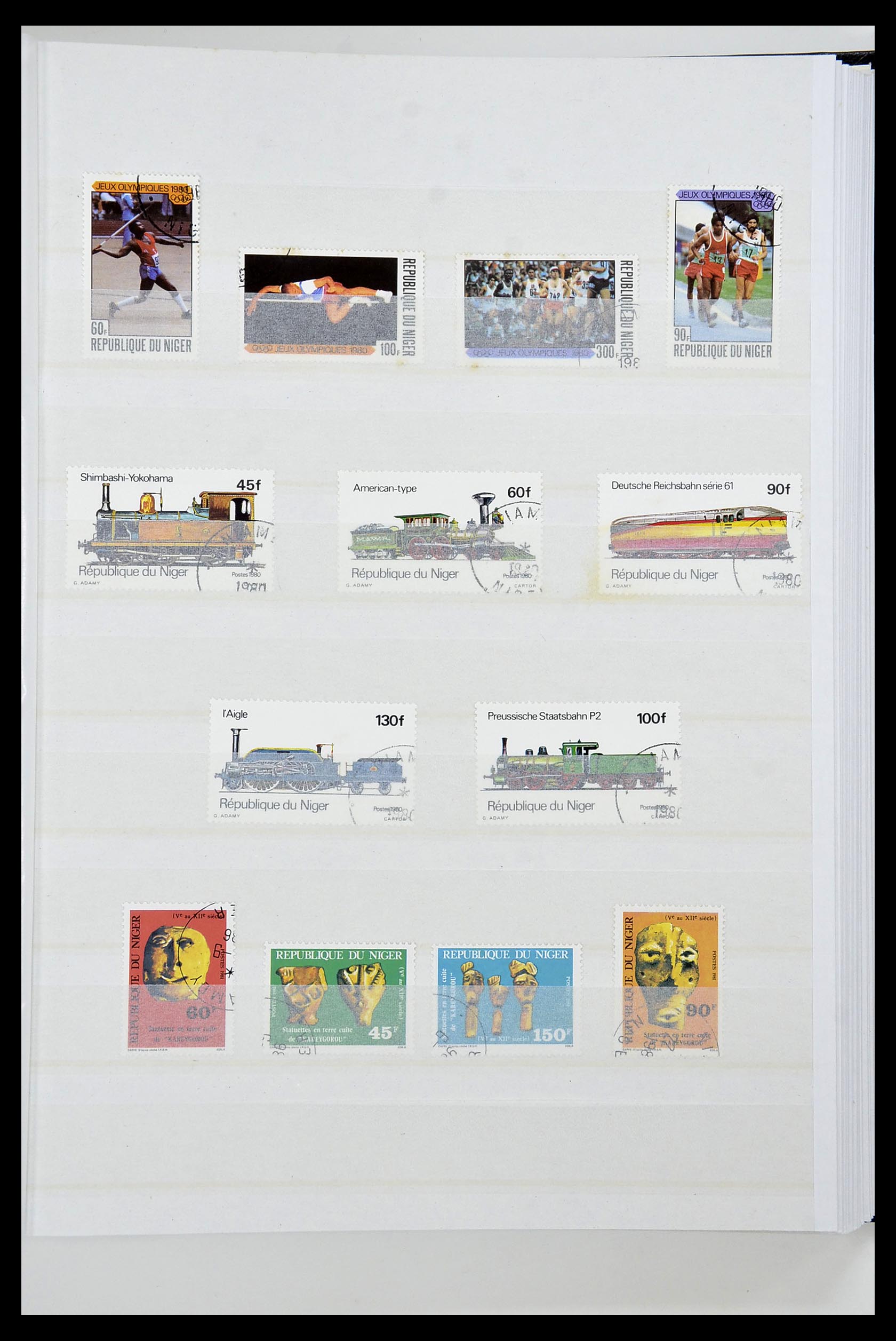 34190 0161 - Postzegelverzameling 34190 Franse koloniën in Afrika 1885-1998.