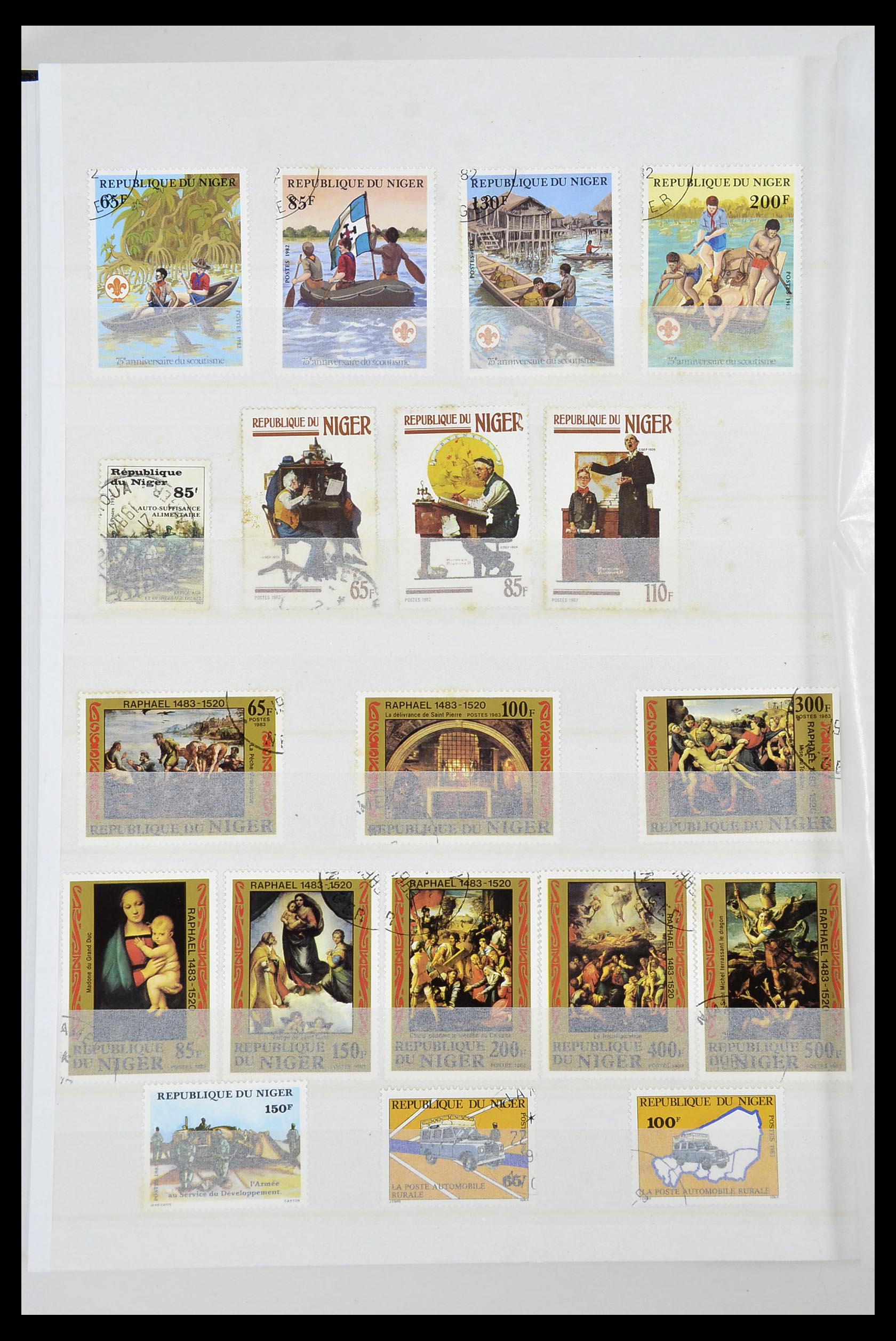 34190 0164 - Postzegelverzameling 34190 Franse koloniën in Afrika 1885-1998.