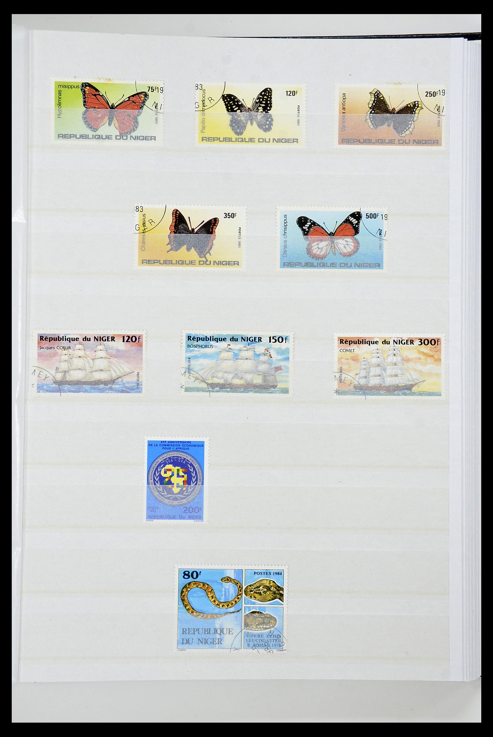 34190 0165 - Postzegelverzameling 34190 Franse koloniën in Afrika 1885-1998.