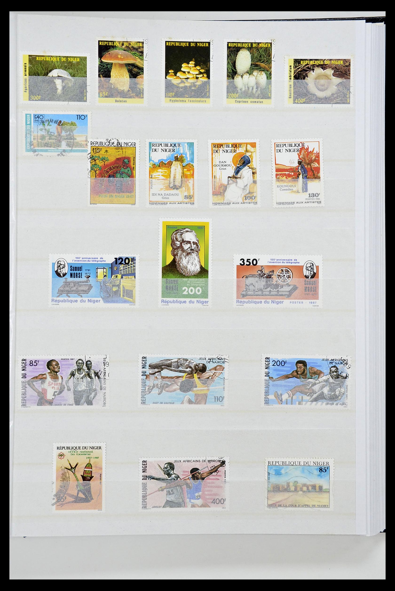 34190 0167 - Postzegelverzameling 34190 Franse koloniën in Afrika 1885-1998.