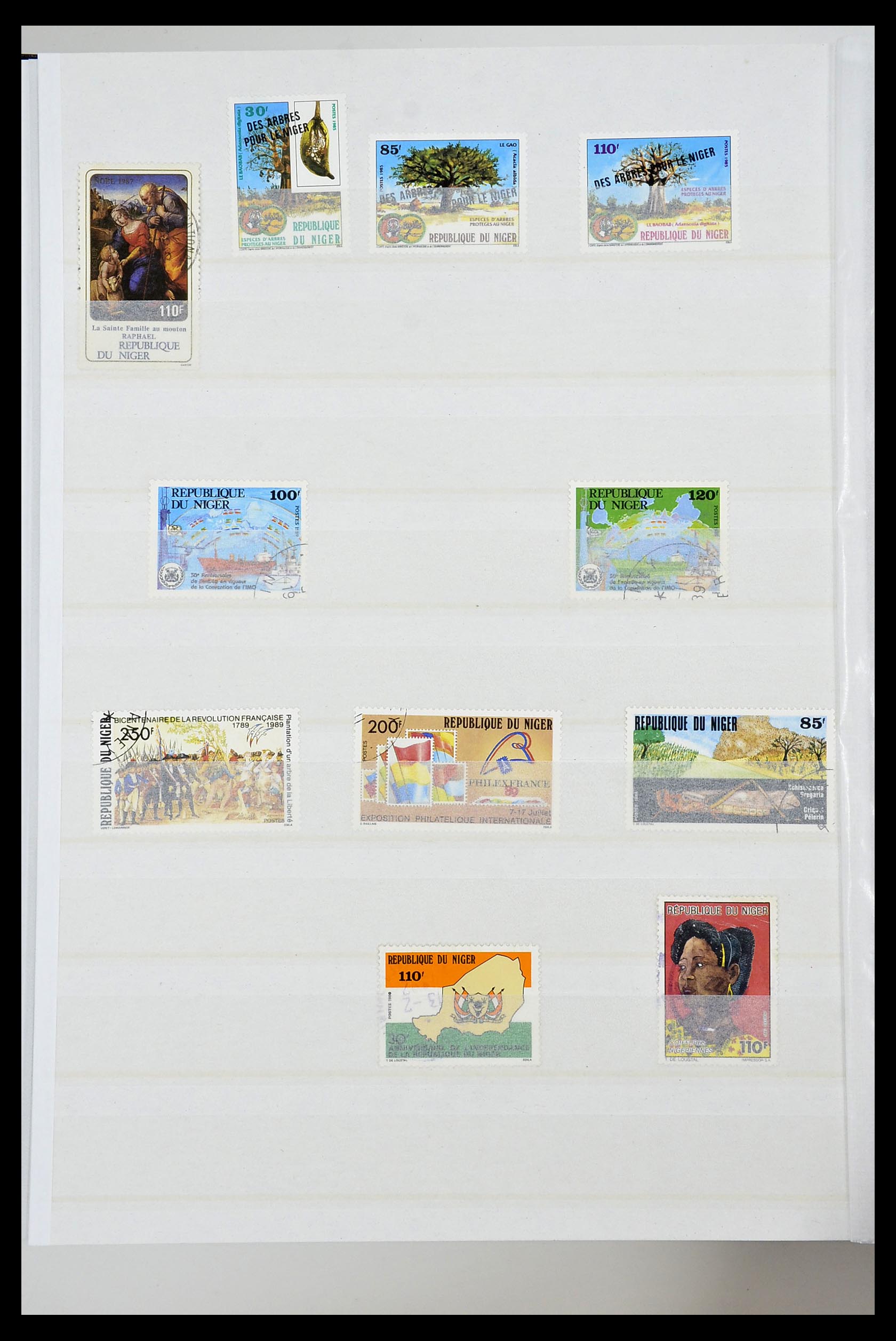 34190 0168 - Postzegelverzameling 34190 Franse koloniën in Afrika 1885-1998.