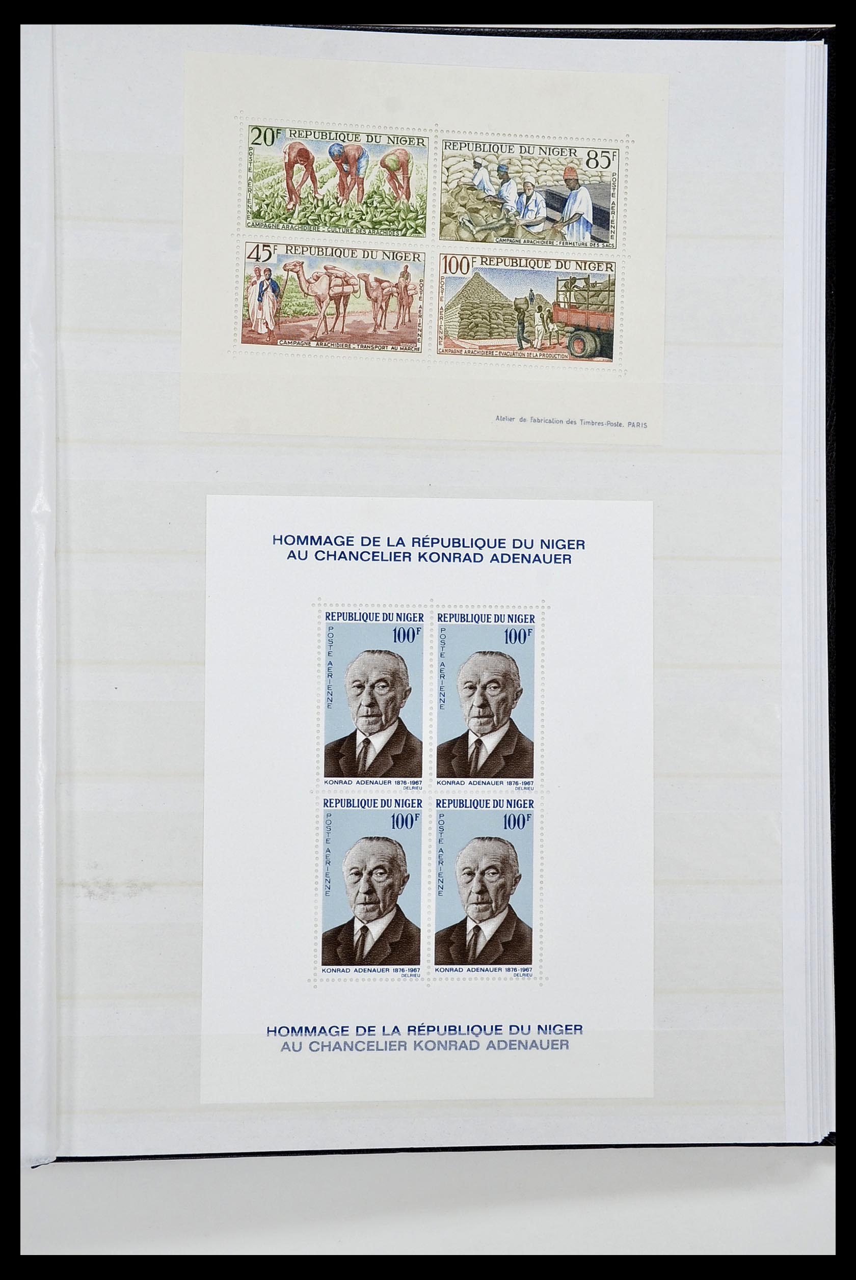 34190 0172 - Postzegelverzameling 34190 Franse koloniën in Afrika 1885-1998.