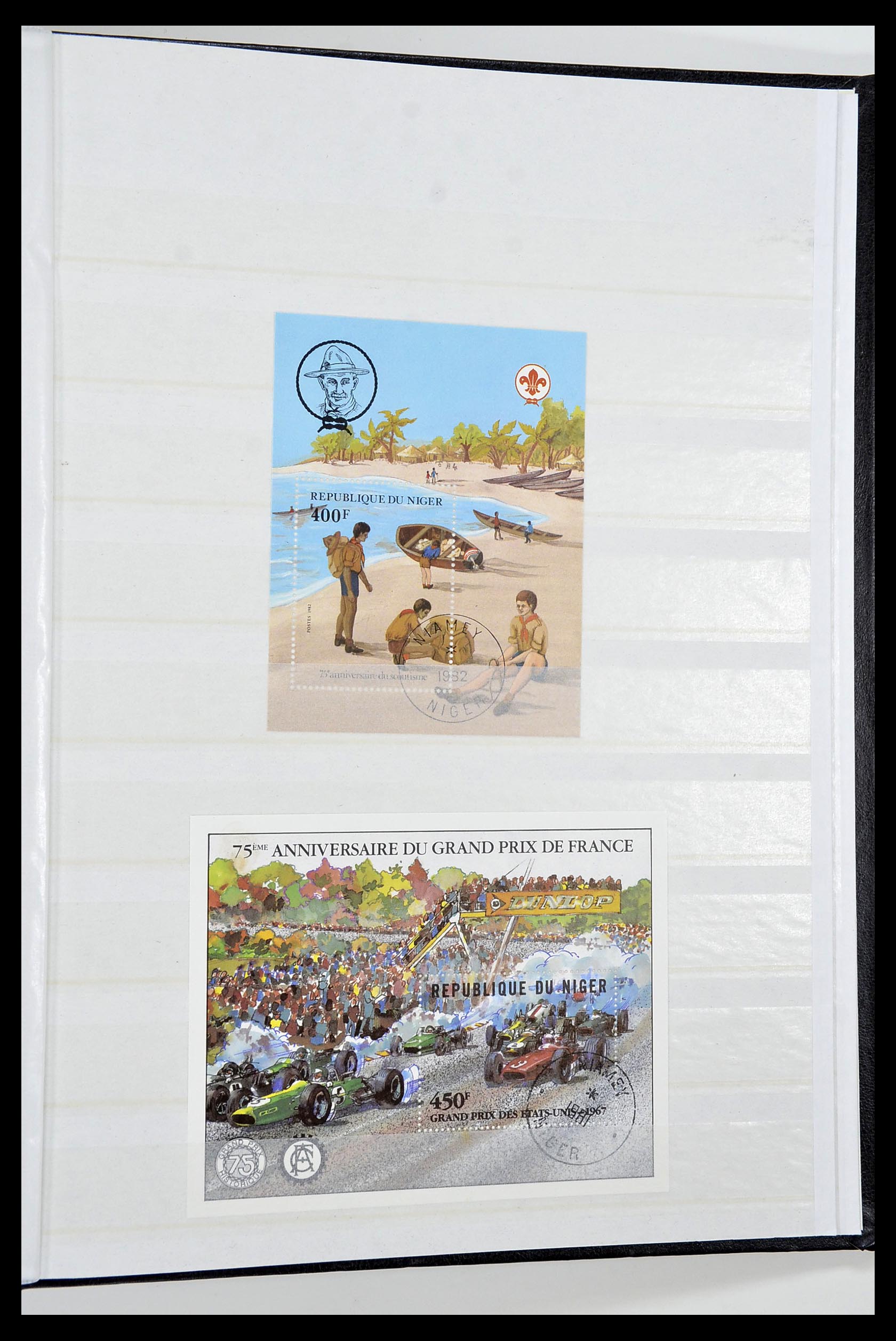 34190 0184 - Postzegelverzameling 34190 Franse koloniën in Afrika 1885-1998.