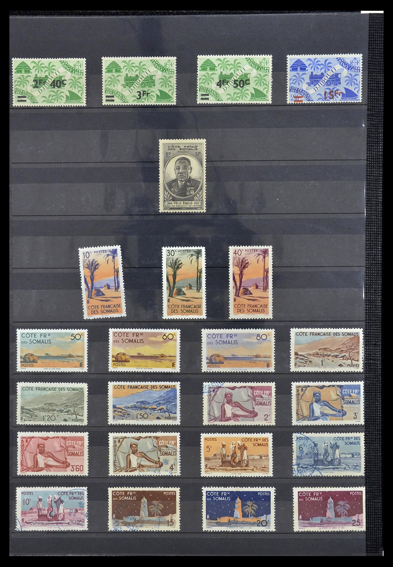 34190 0719 - Postzegelverzameling 34190 Franse koloniën in Afrika 1885-1998.