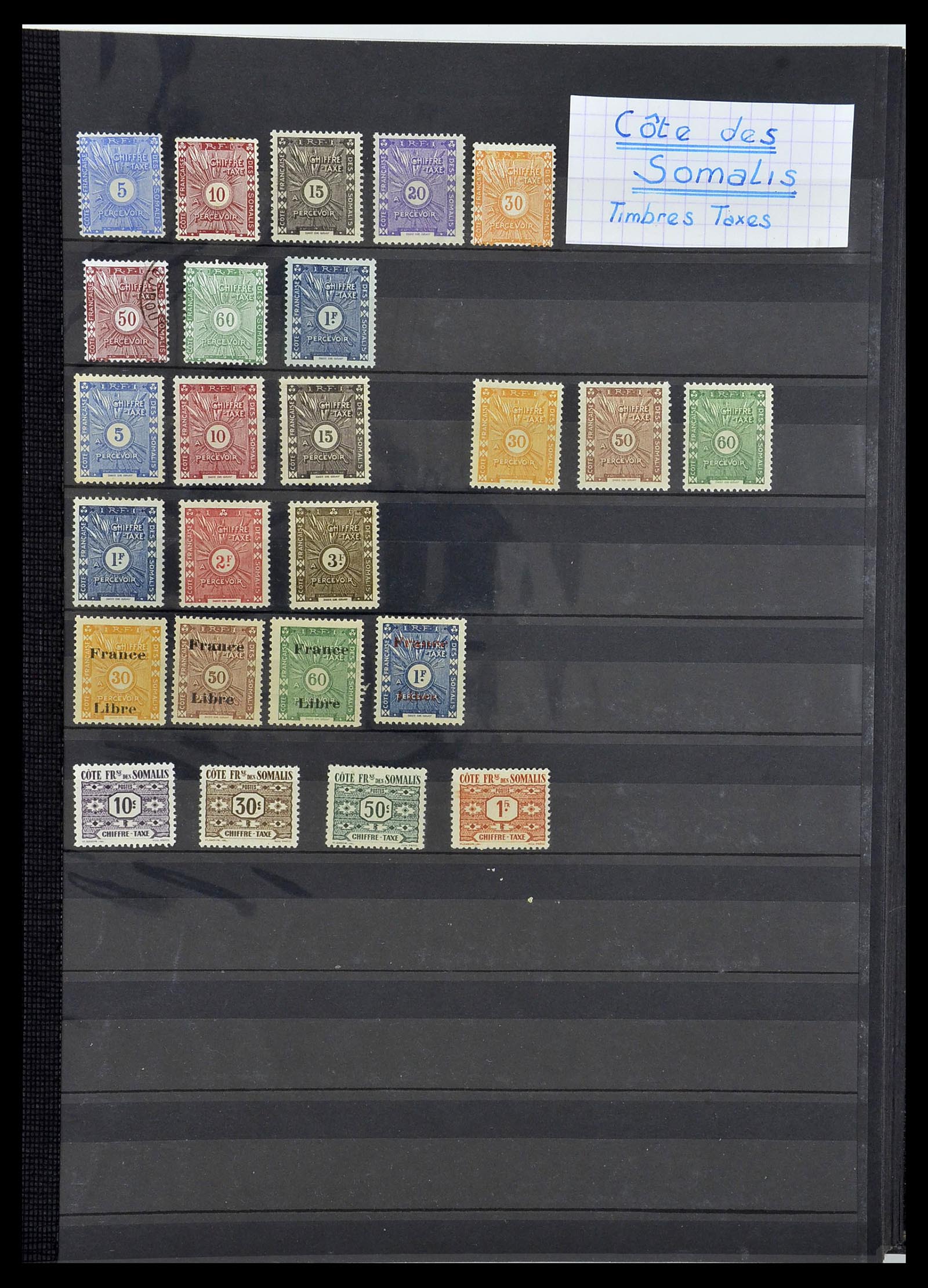 34190 0726 - Postzegelverzameling 34190 Franse koloniën in Afrika 1885-1998.
