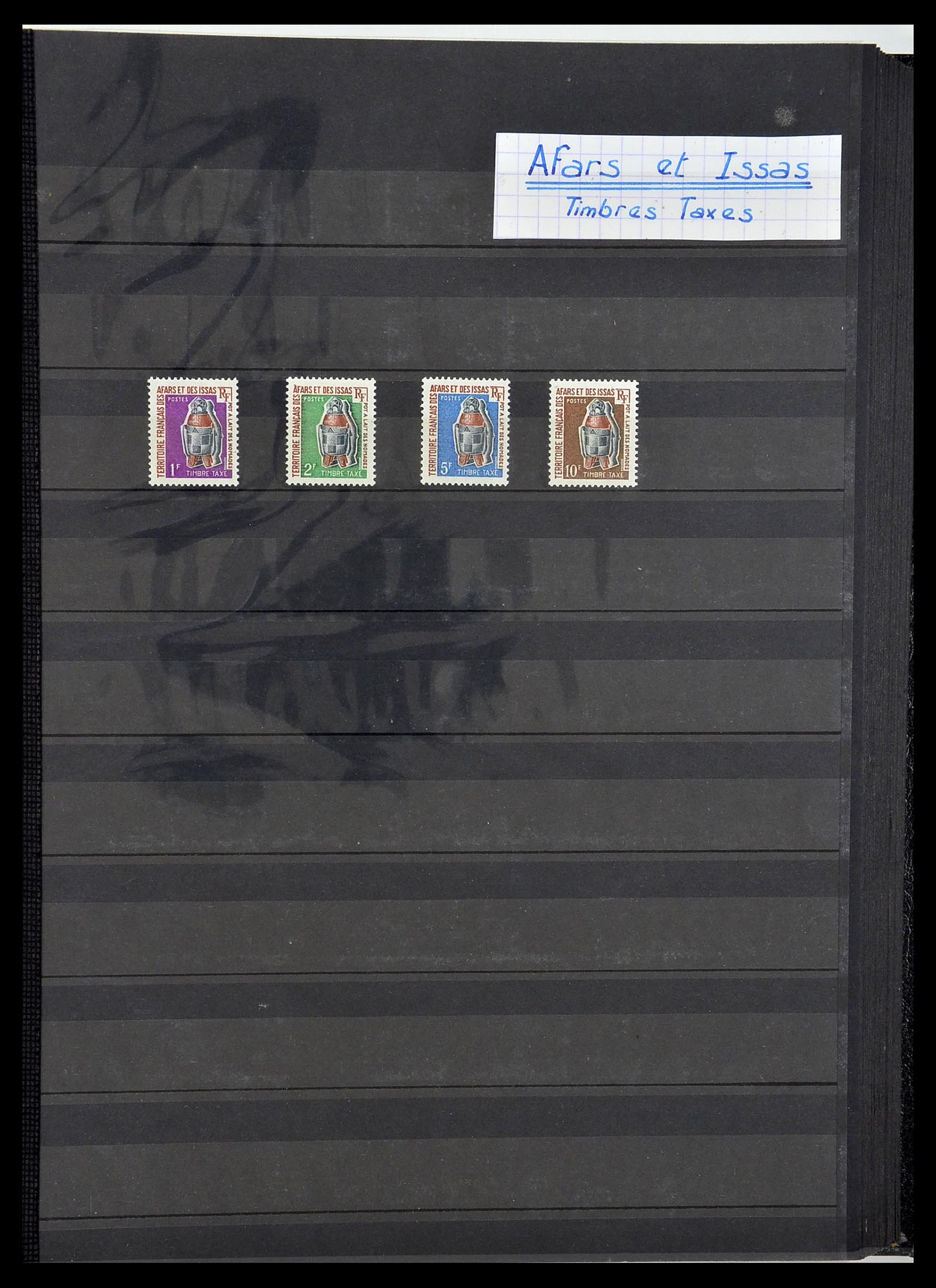 34190 0732 - Postzegelverzameling 34190 Franse koloniën in Afrika 1885-1998.