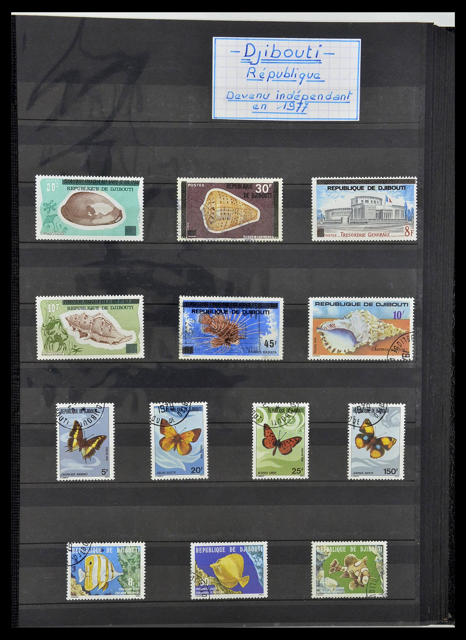 34190 0733 - Postzegelverzameling 34190 Franse koloniën in Afrika 1885-1998.
