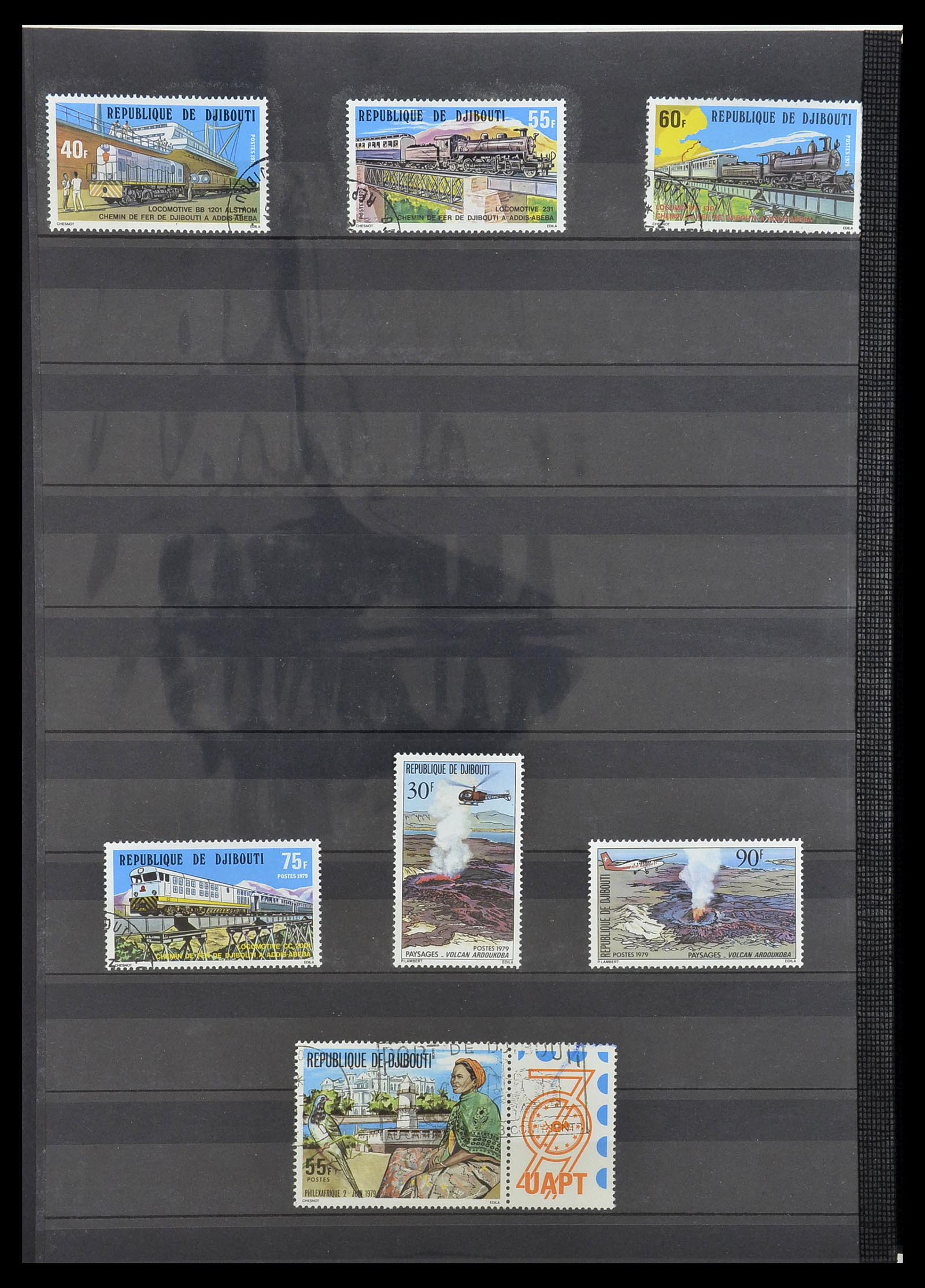 34190 0735 - Postzegelverzameling 34190 Franse koloniën in Afrika 1885-1998.