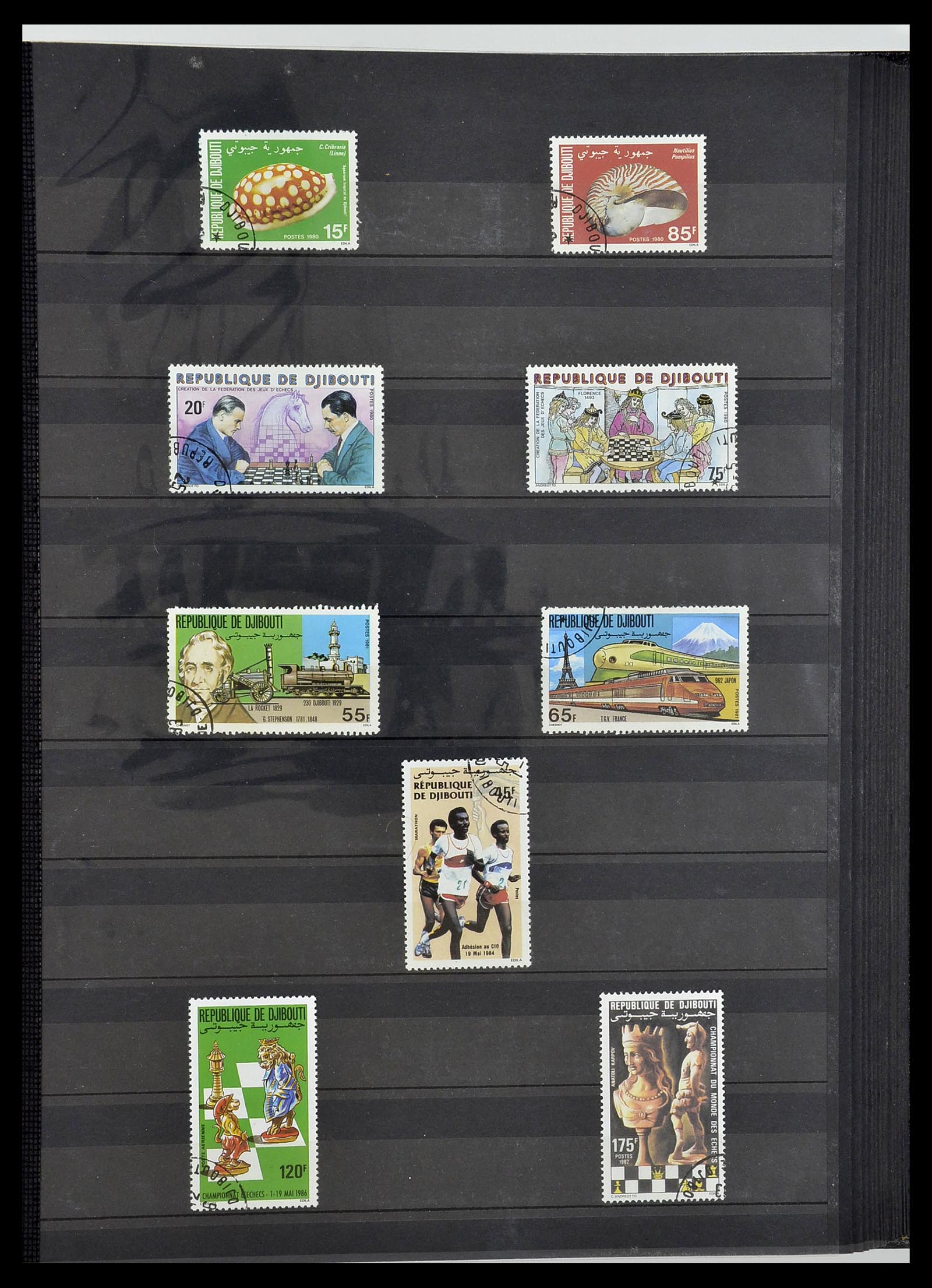 34190 0738 - Postzegelverzameling 34190 Franse koloniën in Afrika 1885-1998.