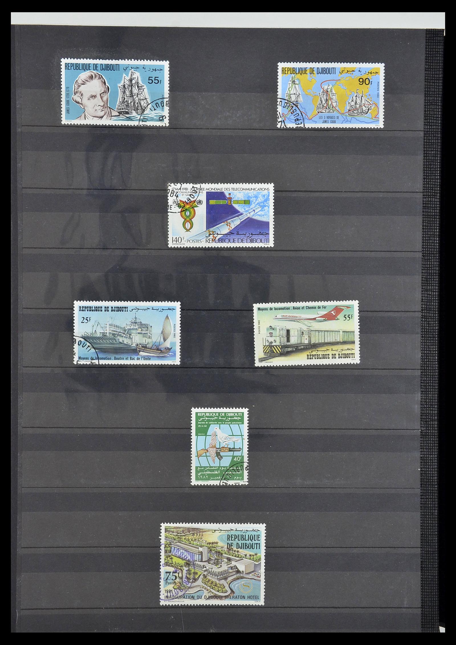 34190 0740 - Postzegelverzameling 34190 Franse koloniën in Afrika 1885-1998.