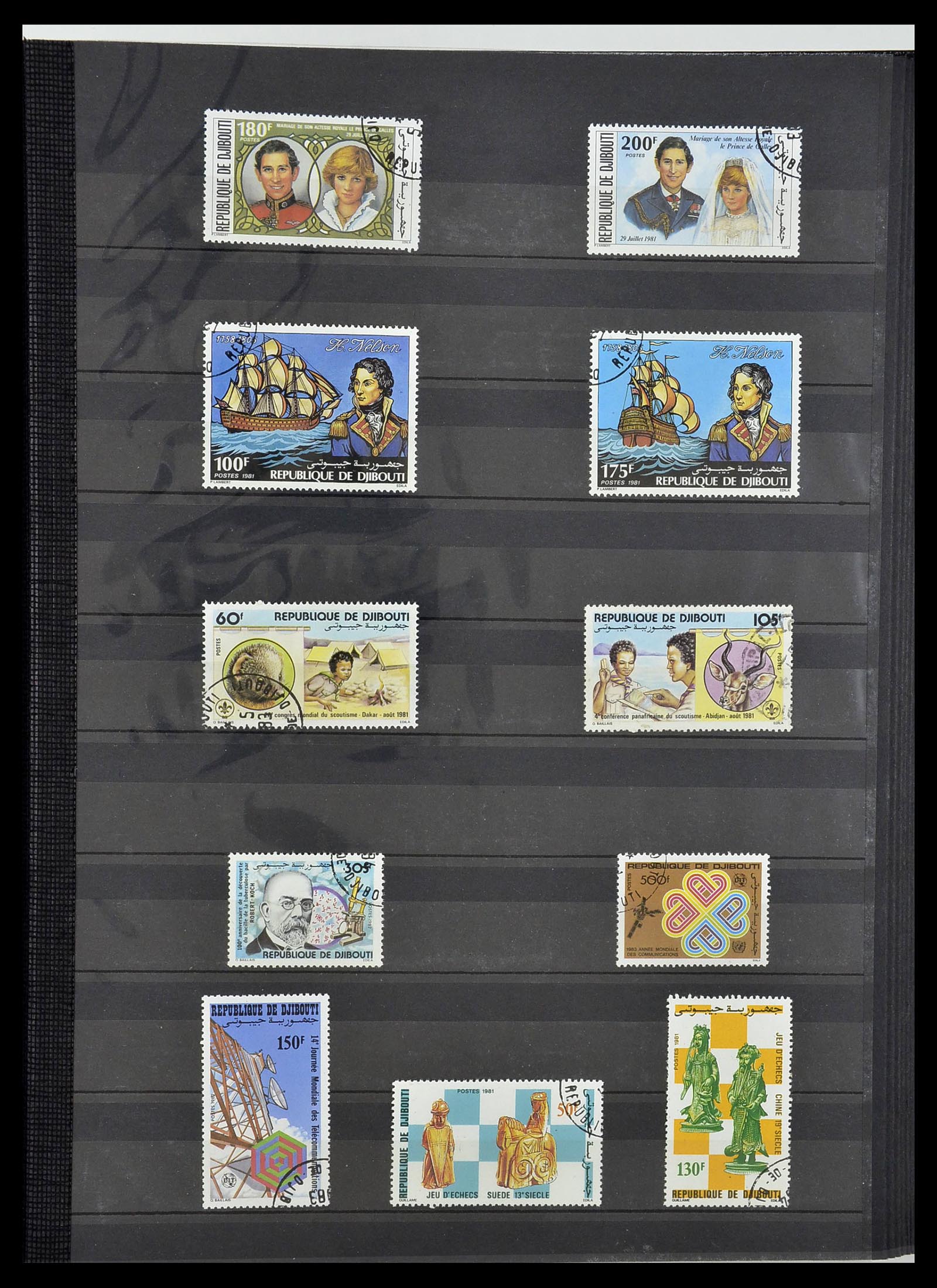 34190 0741 - Postzegelverzameling 34190 Franse koloniën in Afrika 1885-1998.