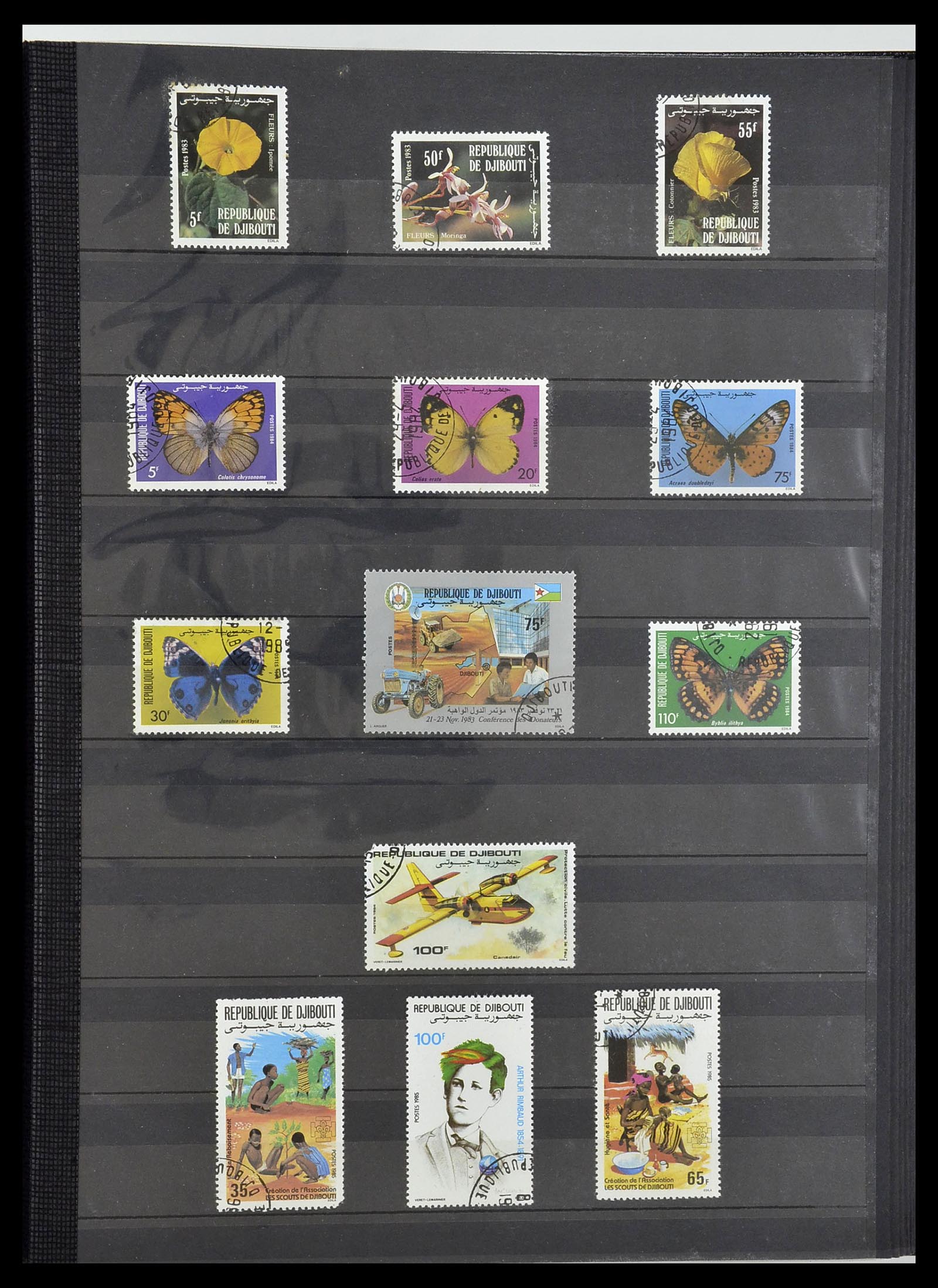 34190 0742 - Postzegelverzameling 34190 Franse koloniën in Afrika 1885-1998.