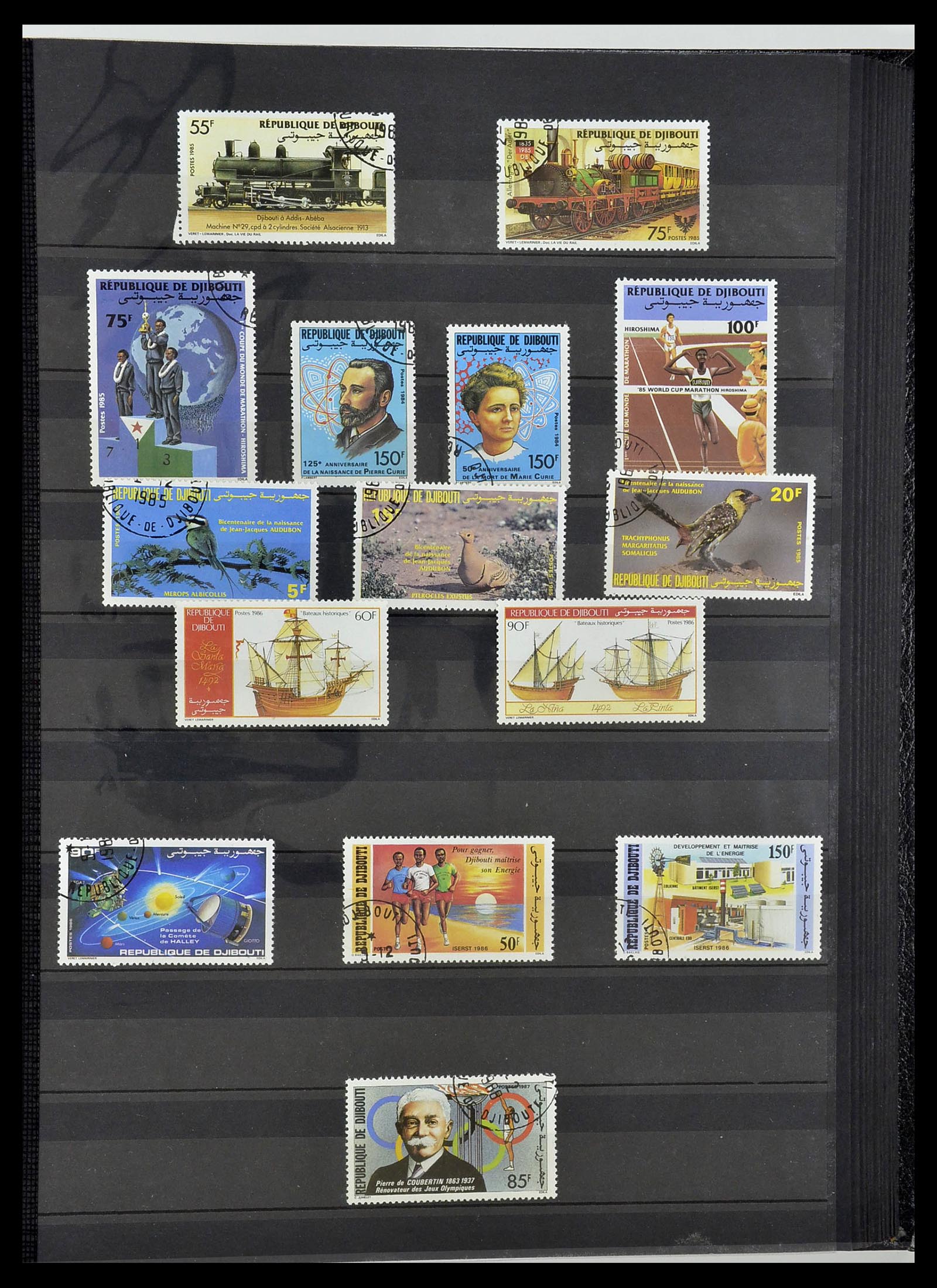 34190 0745 - Postzegelverzameling 34190 Franse koloniën in Afrika 1885-1998.