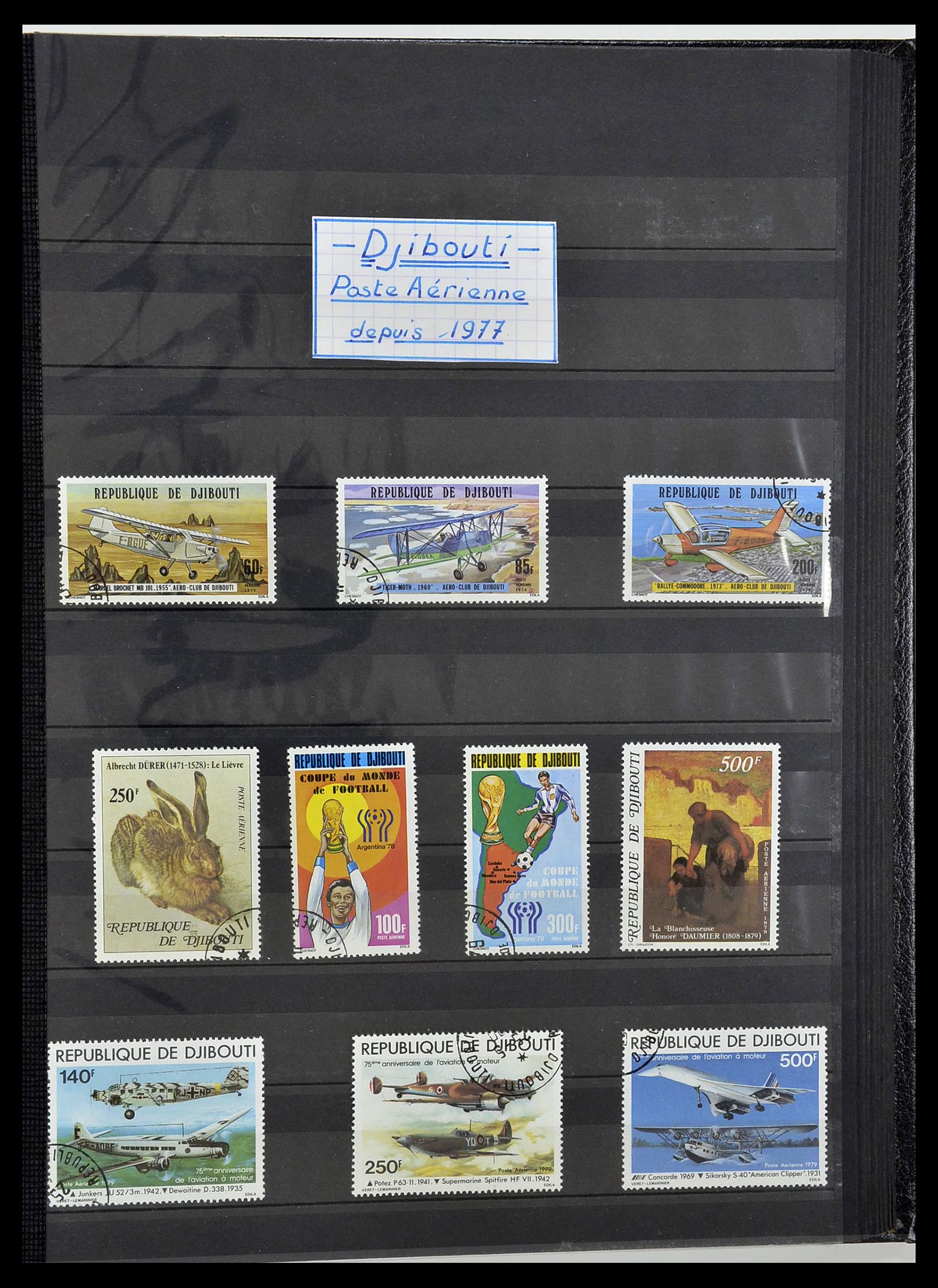 34190 0749 - Postzegelverzameling 34190 Franse koloniën in Afrika 1885-1998.