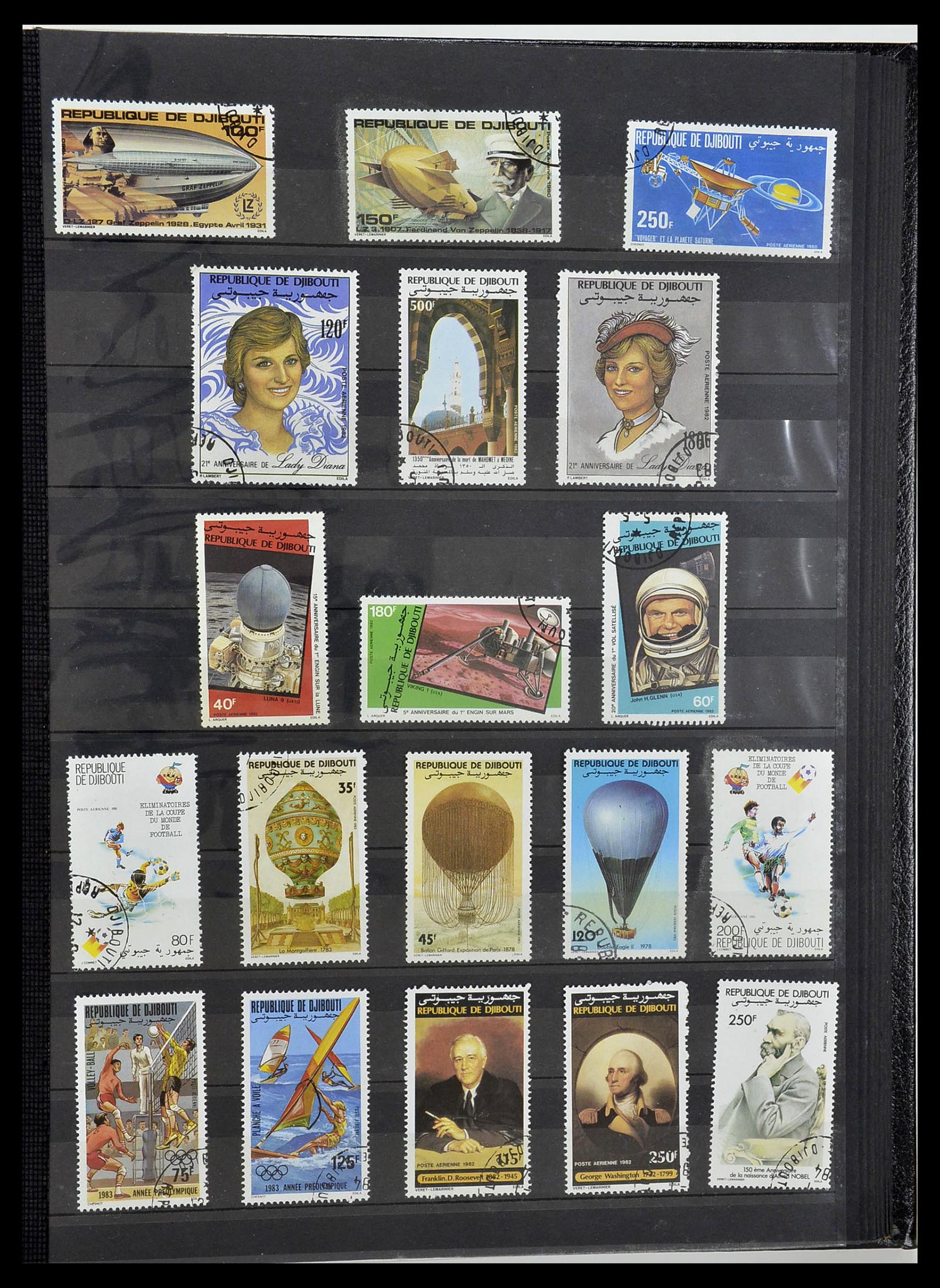 34190 0750 - Postzegelverzameling 34190 Franse koloniën in Afrika 1885-1998.