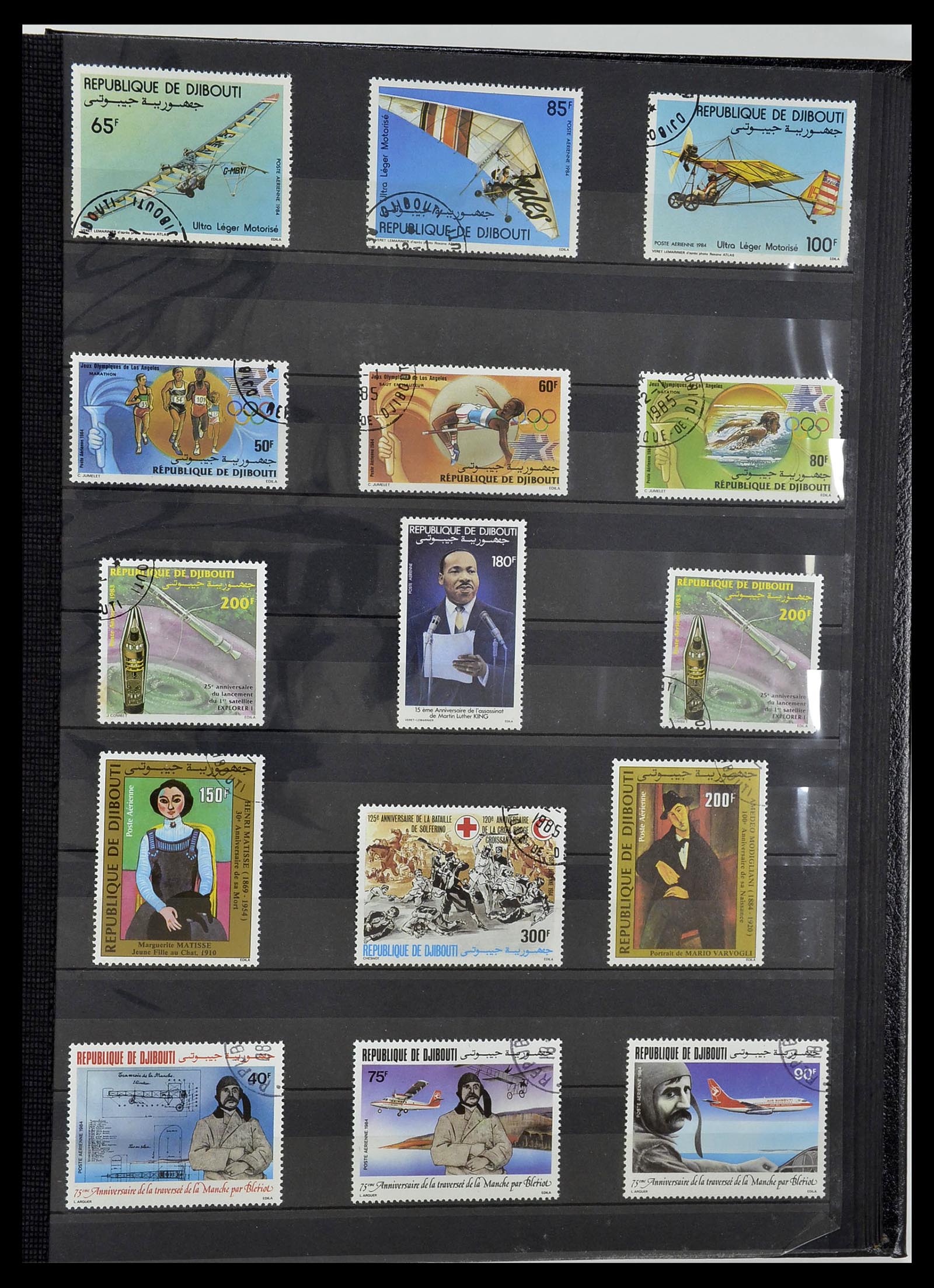 34190 0753 - Postzegelverzameling 34190 Franse koloniën in Afrika 1885-1998.