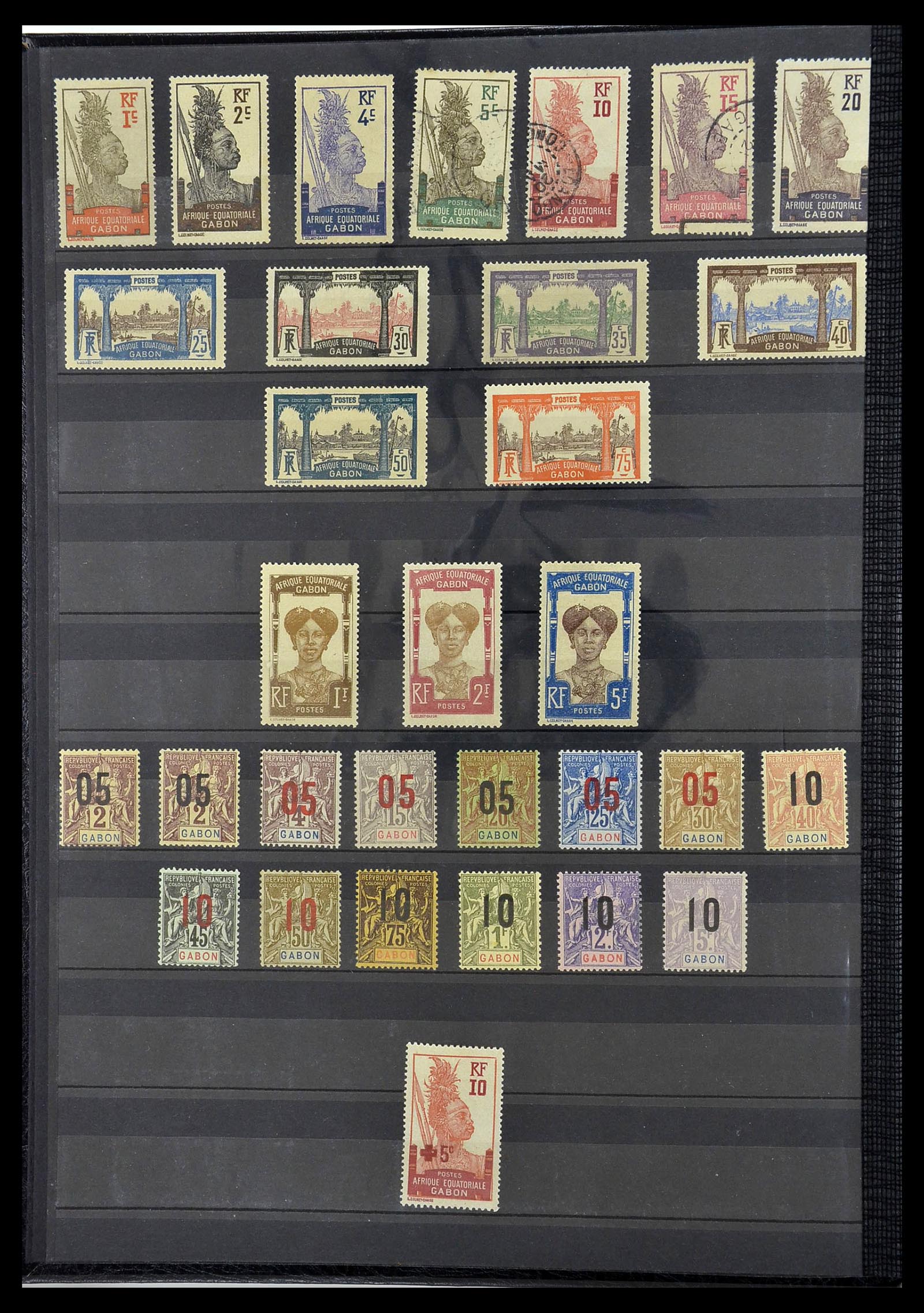 34190 0767 - Postzegelverzameling 34190 Franse koloniën in Afrika 1885-1998.