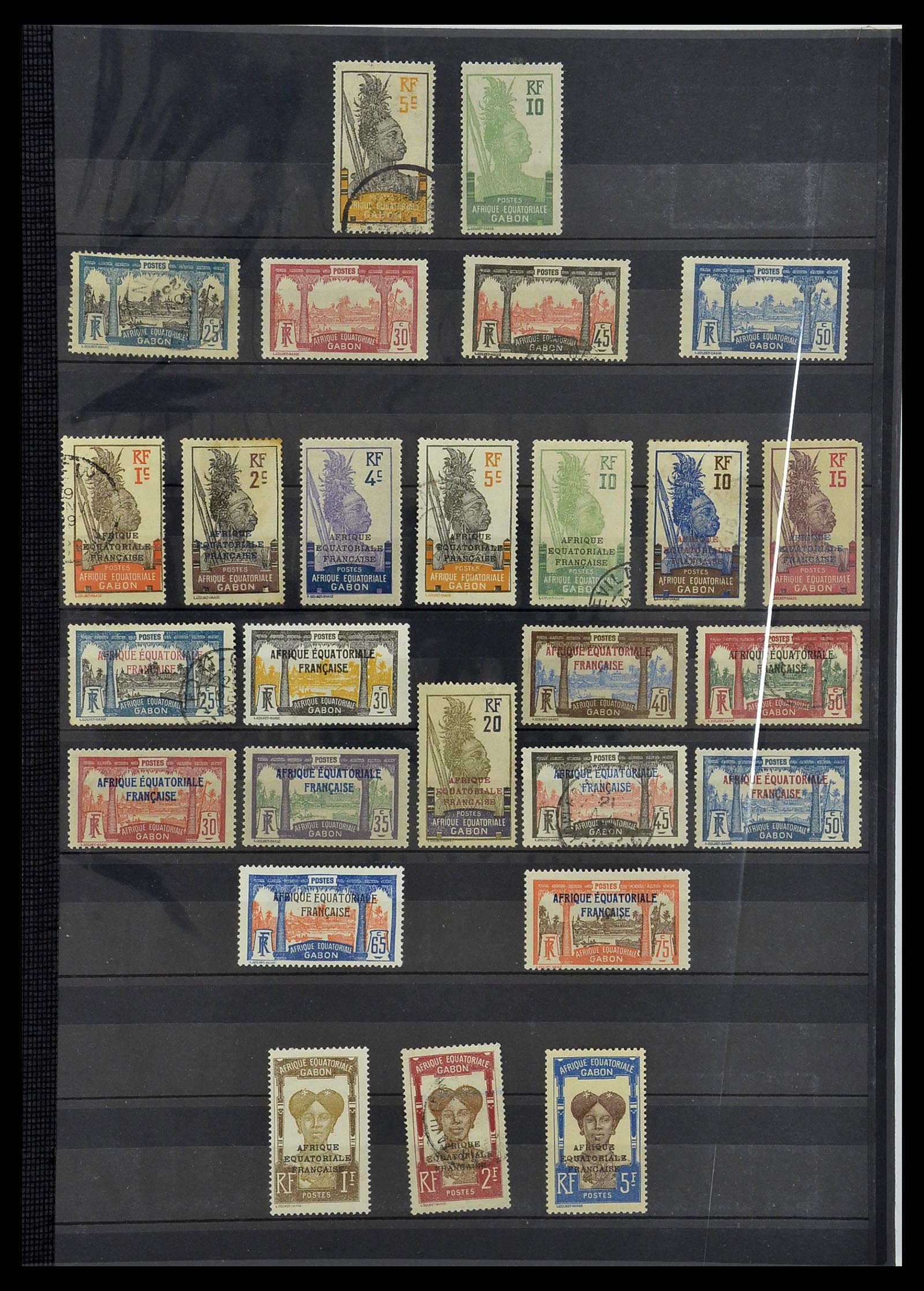 34190 0768 - Postzegelverzameling 34190 Franse koloniën in Afrika 1885-1998.