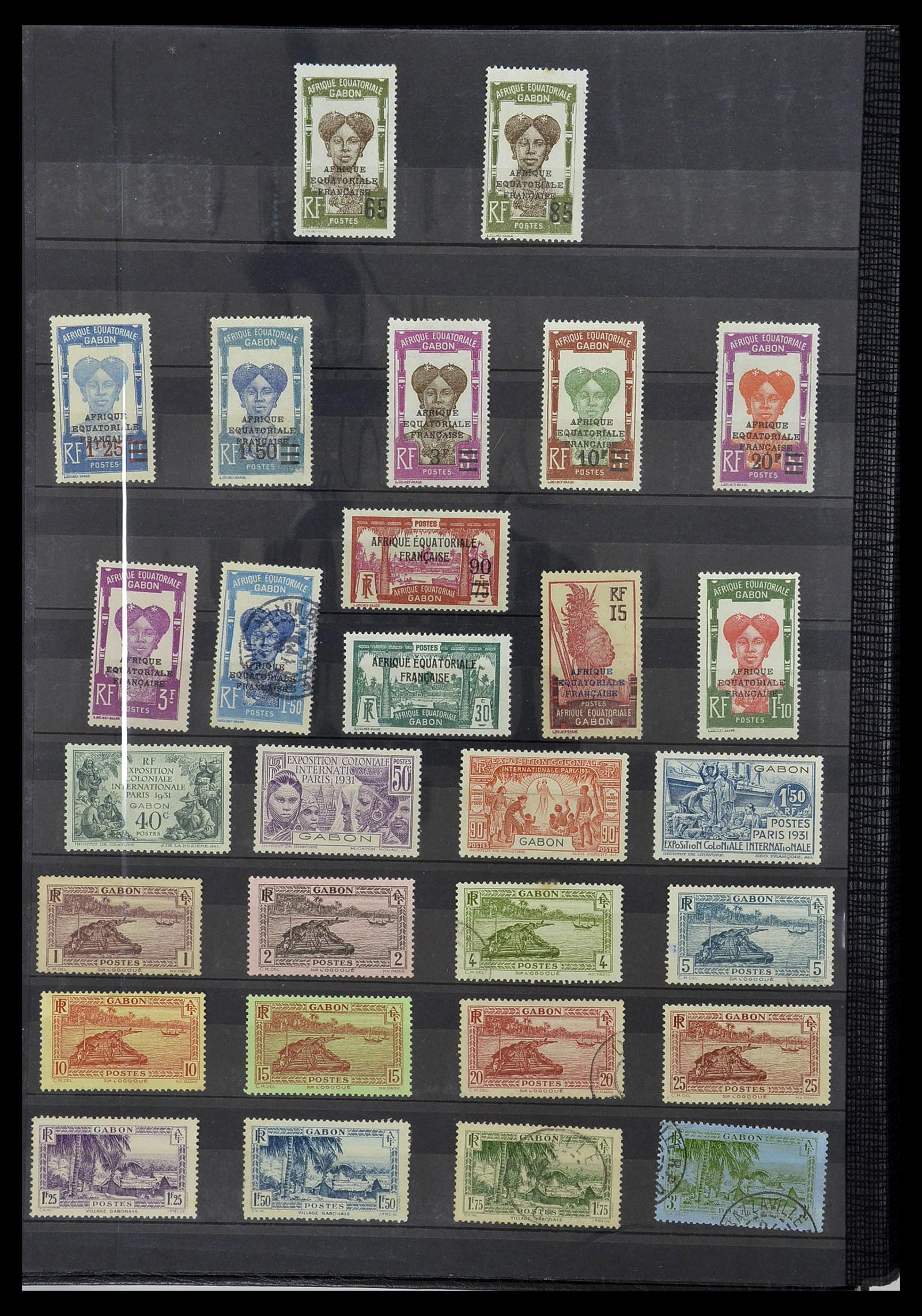 34190 0769 - Postzegelverzameling 34190 Franse koloniën in Afrika 1885-1998.