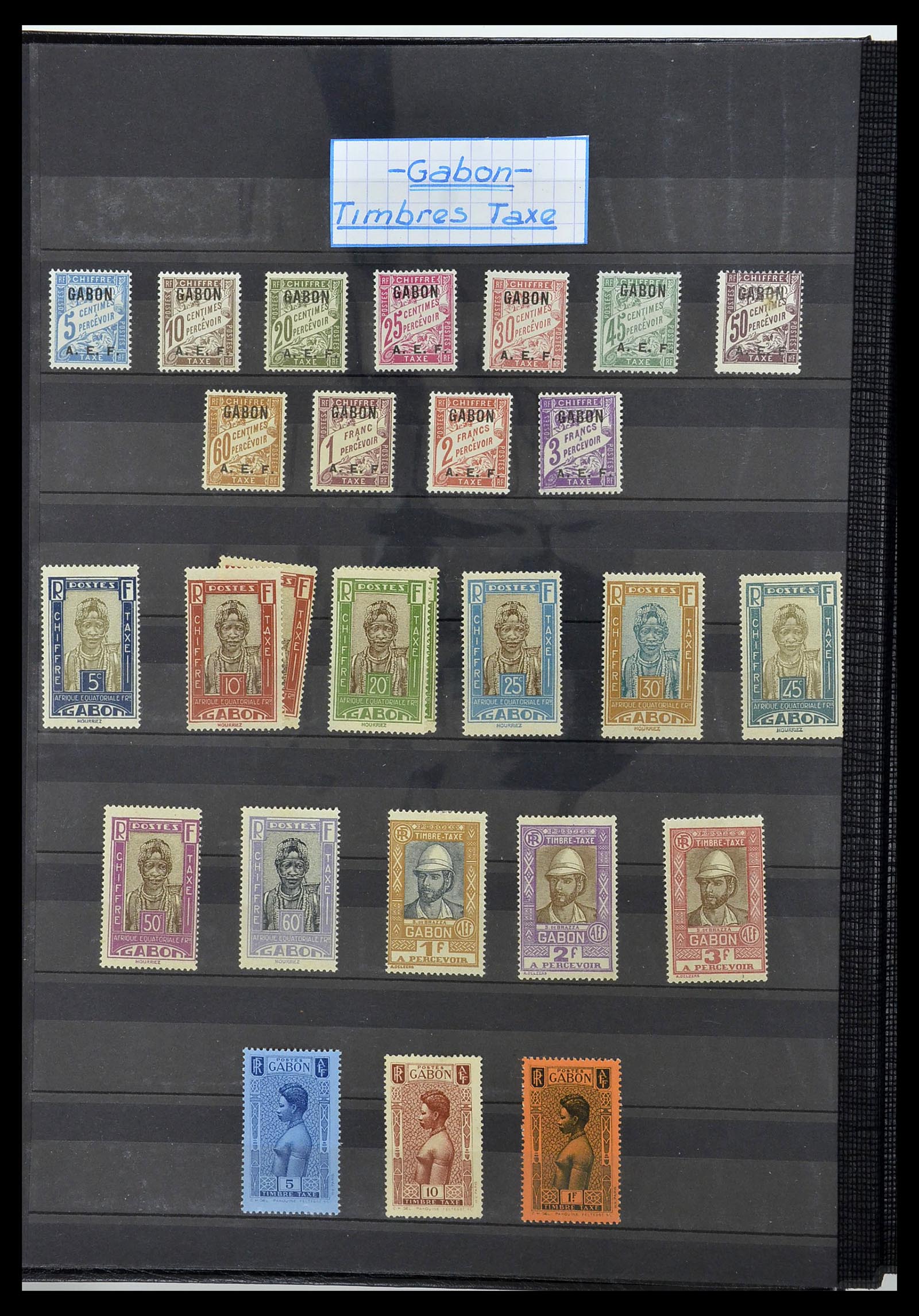 34190 0771 - Postzegelverzameling 34190 Franse koloniën in Afrika 1885-1998.