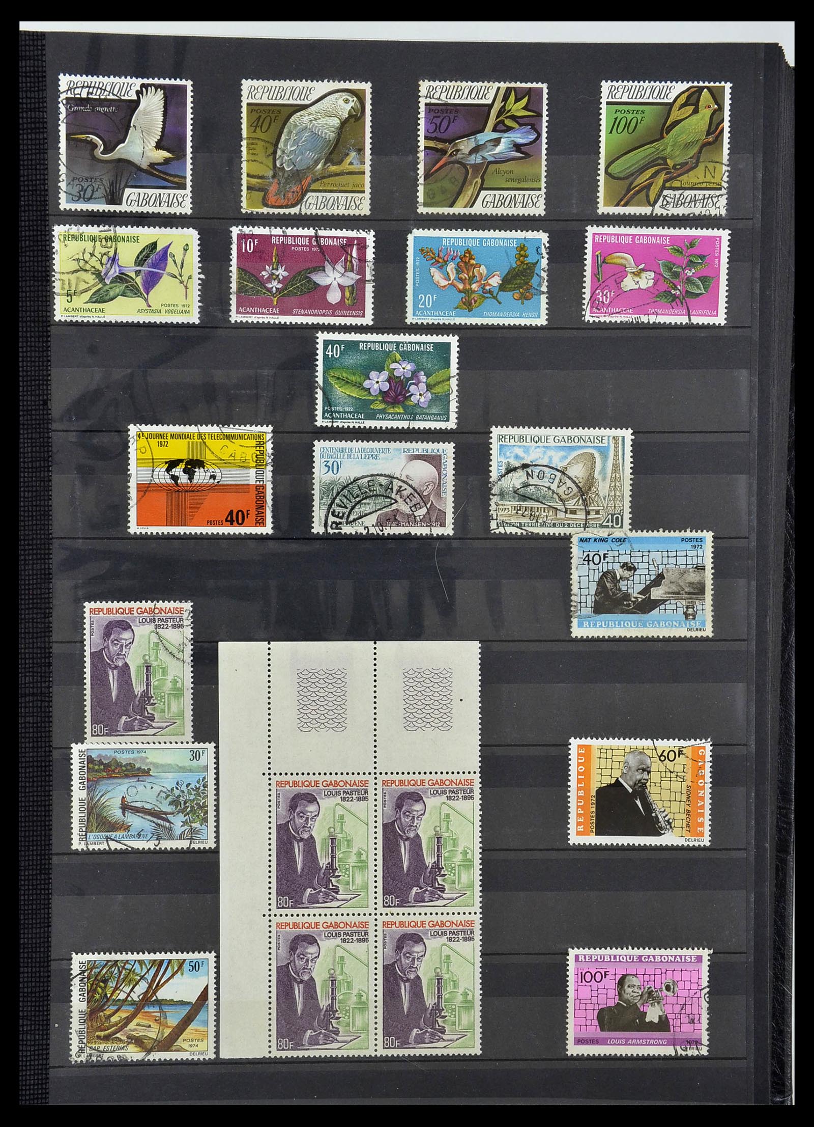 34190 0776 - Postzegelverzameling 34190 Franse koloniën in Afrika 1885-1998.