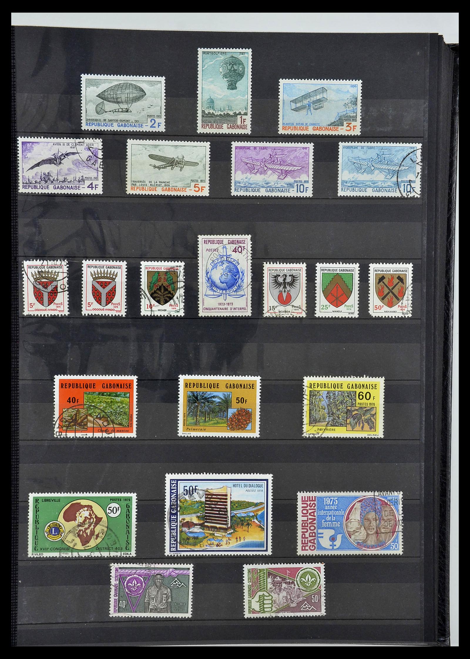 34190 0778 - Postzegelverzameling 34190 Franse koloniën in Afrika 1885-1998.