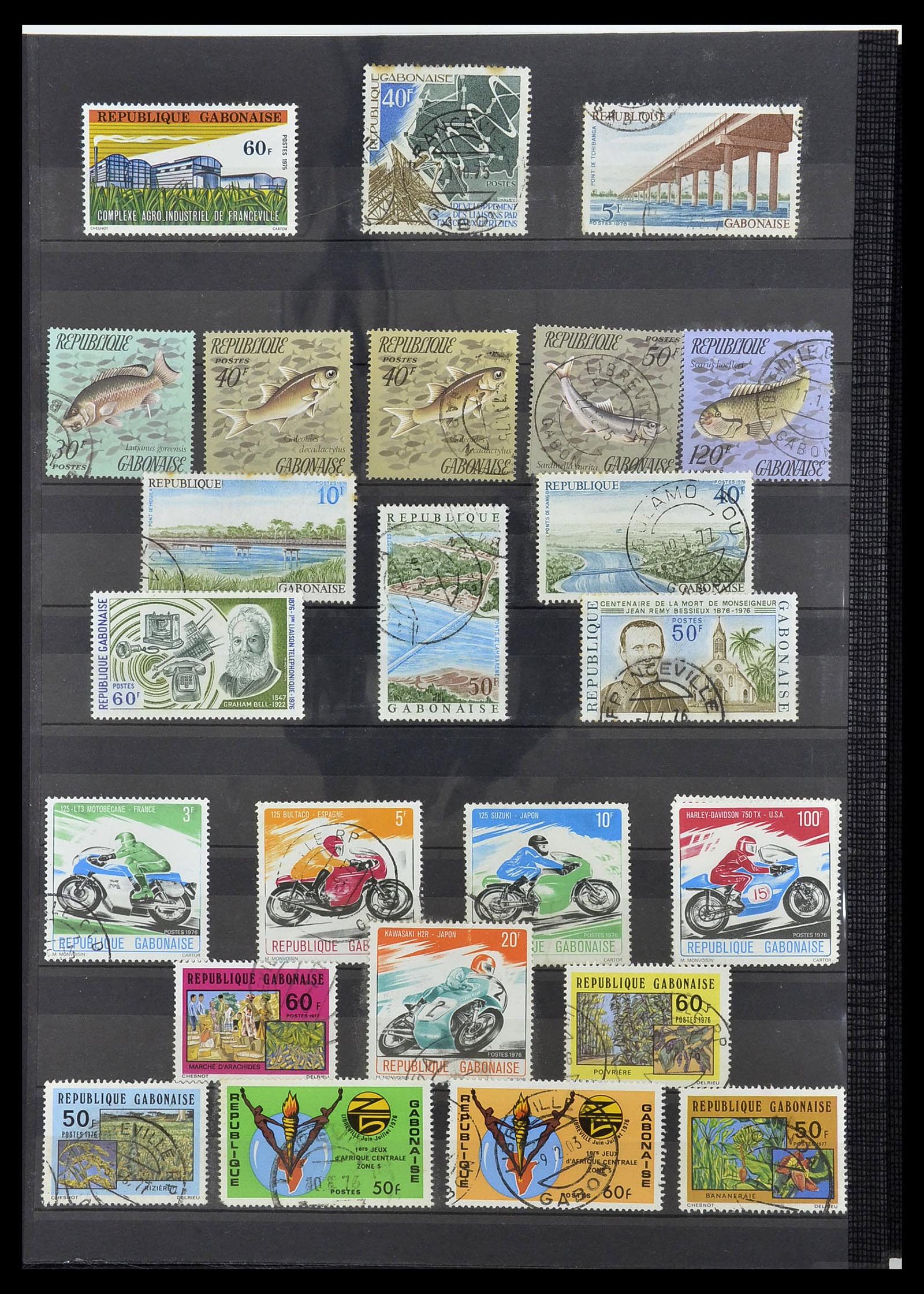 34190 0779 - Postzegelverzameling 34190 Franse koloniën in Afrika 1885-1998.
