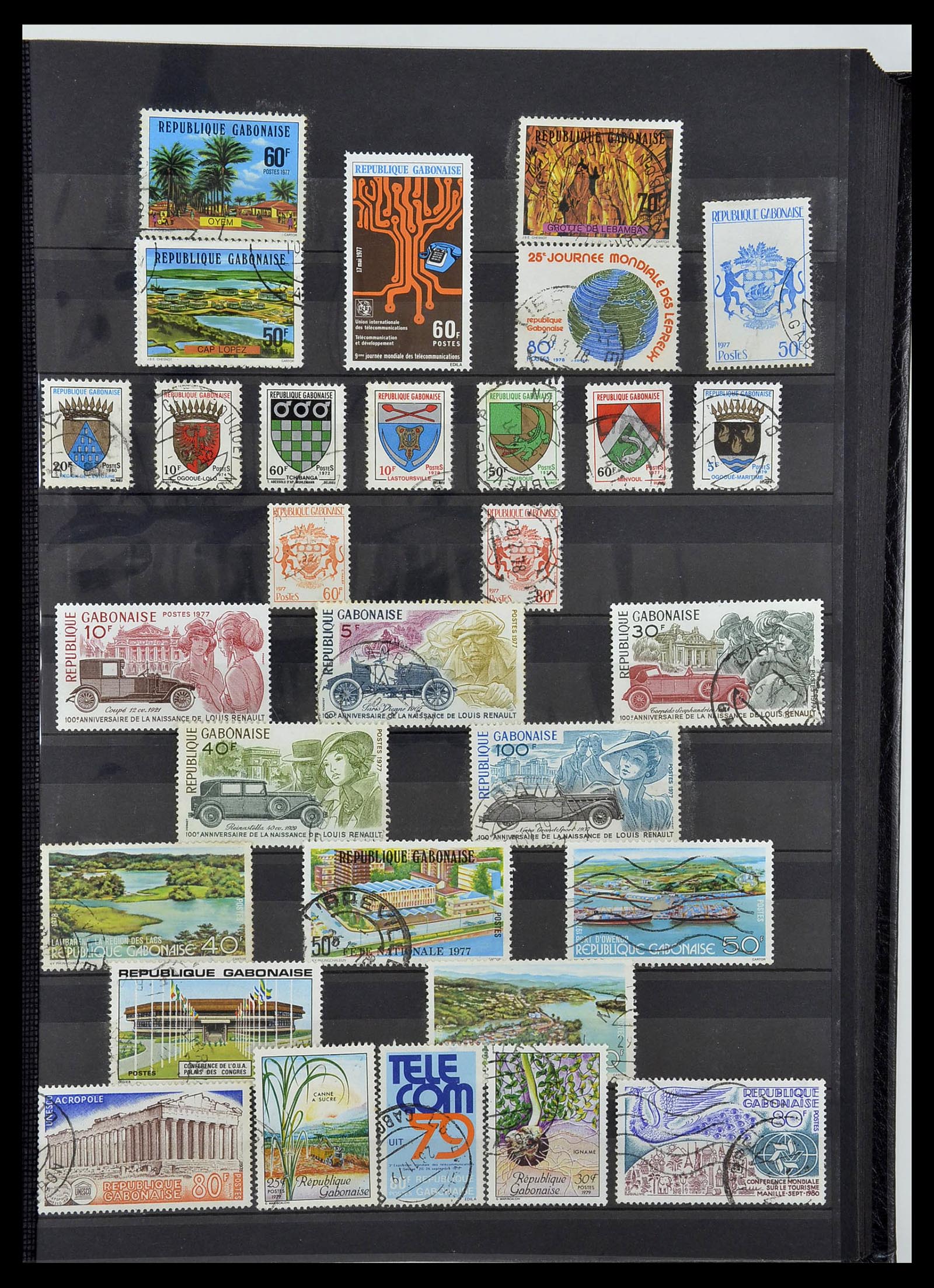34190 0780 - Postzegelverzameling 34190 Franse koloniën in Afrika 1885-1998.