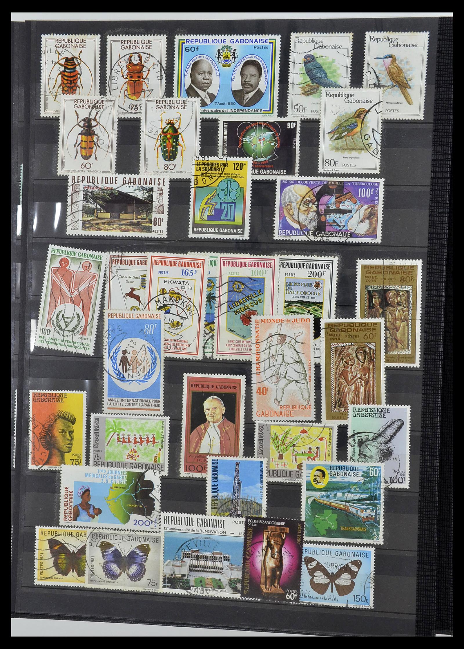 34190 0781 - Postzegelverzameling 34190 Franse koloniën in Afrika 1885-1998.