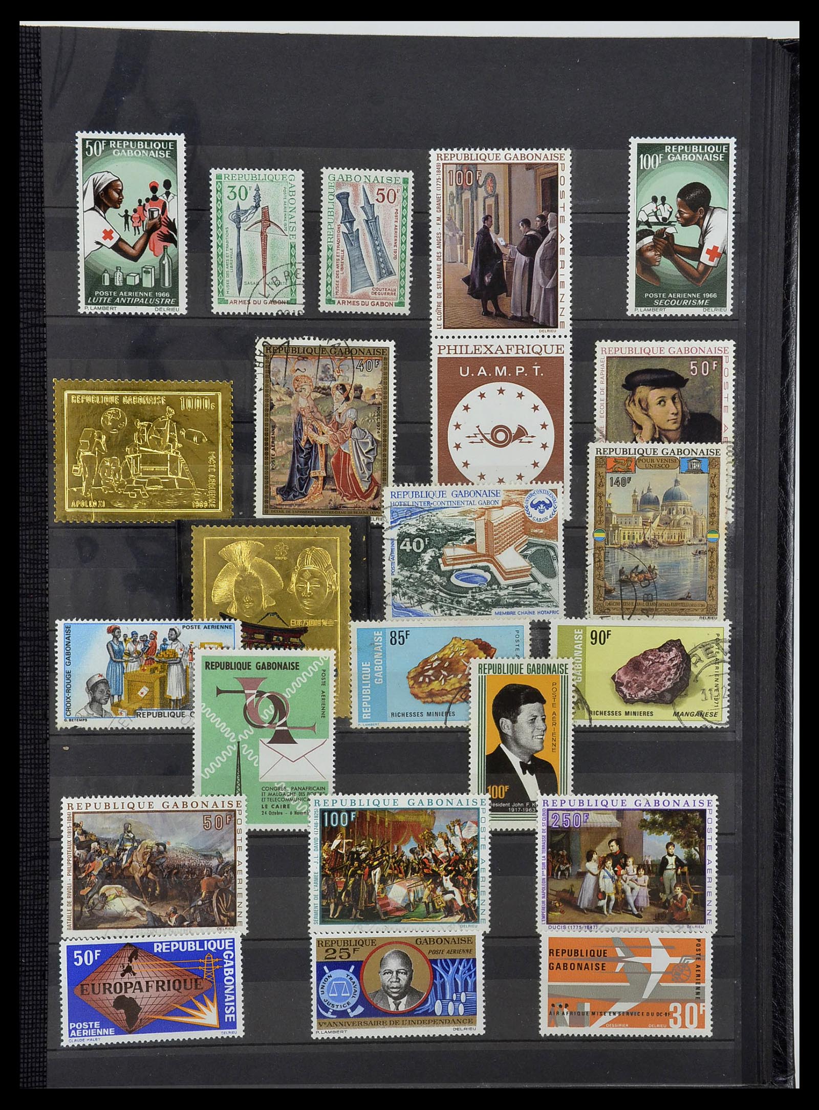 34190 0788 - Postzegelverzameling 34190 Franse koloniën in Afrika 1885-1998.