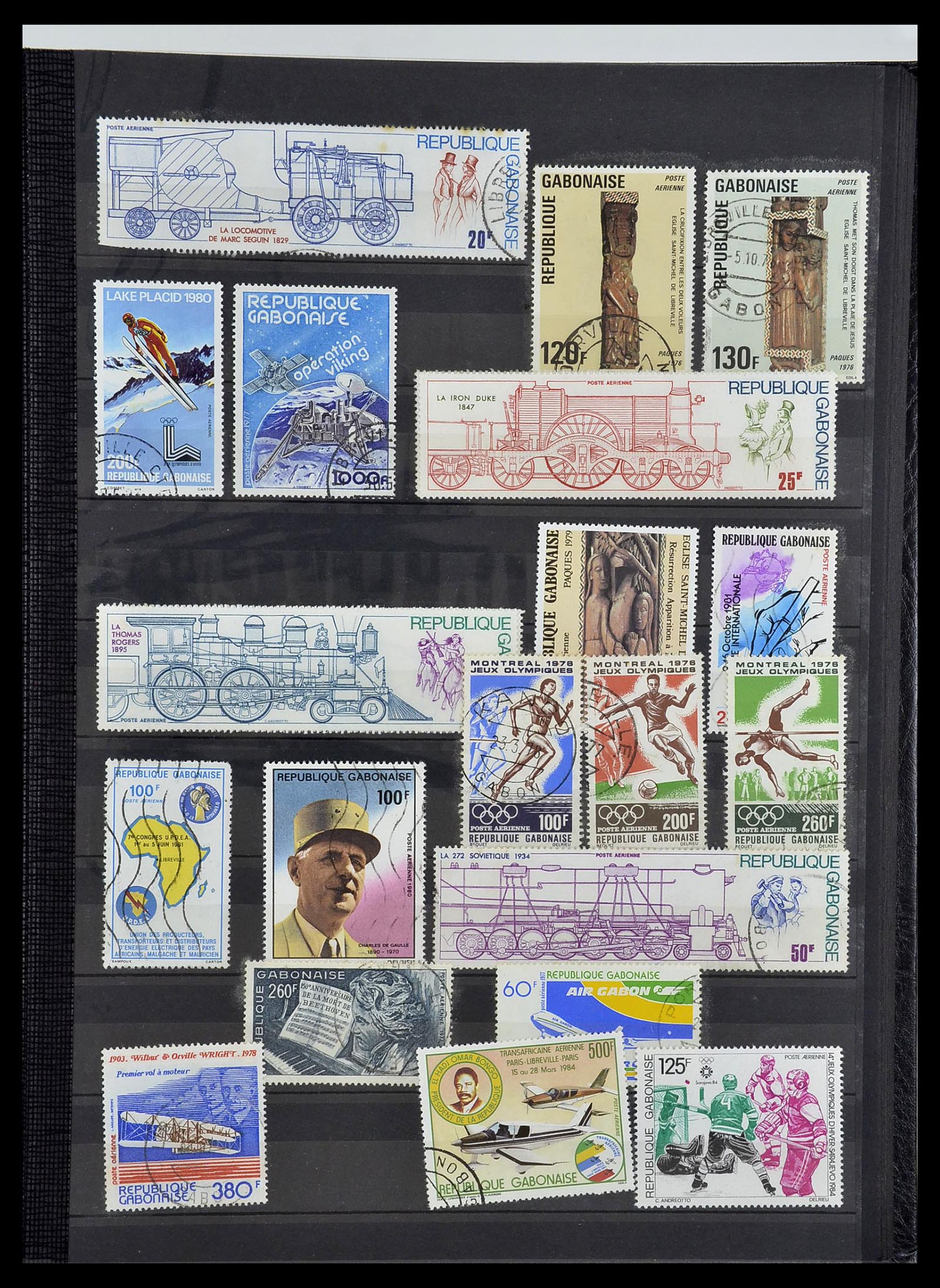 34190 0791 - Postzegelverzameling 34190 Franse koloniën in Afrika 1885-1998.
