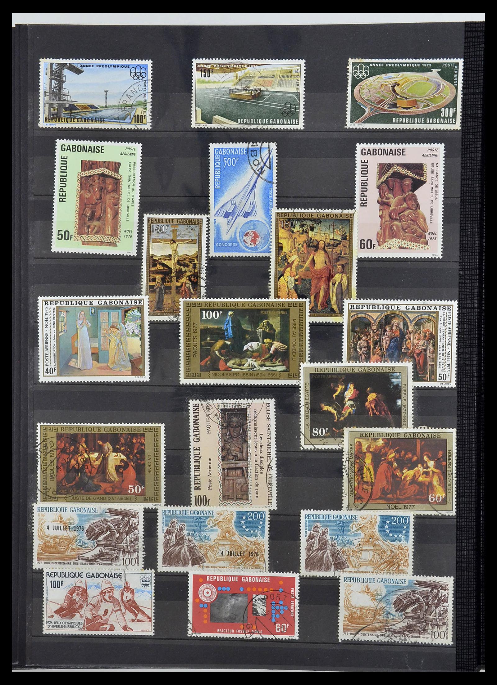 34190 0792 - Postzegelverzameling 34190 Franse koloniën in Afrika 1885-1998.