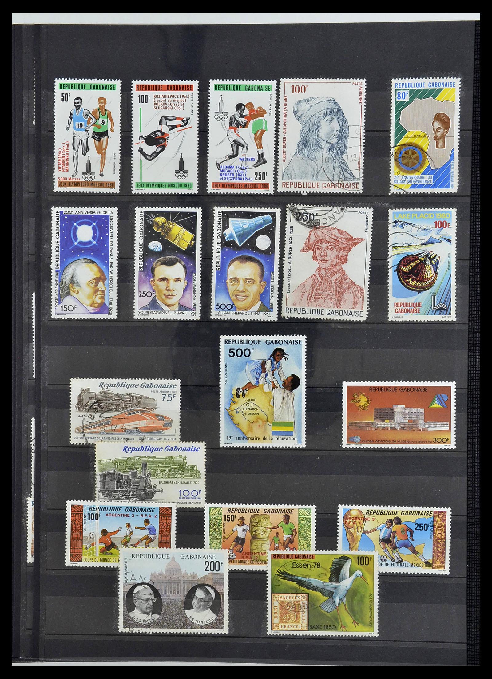 34190 0793 - Postzegelverzameling 34190 Franse koloniën in Afrika 1885-1998.
