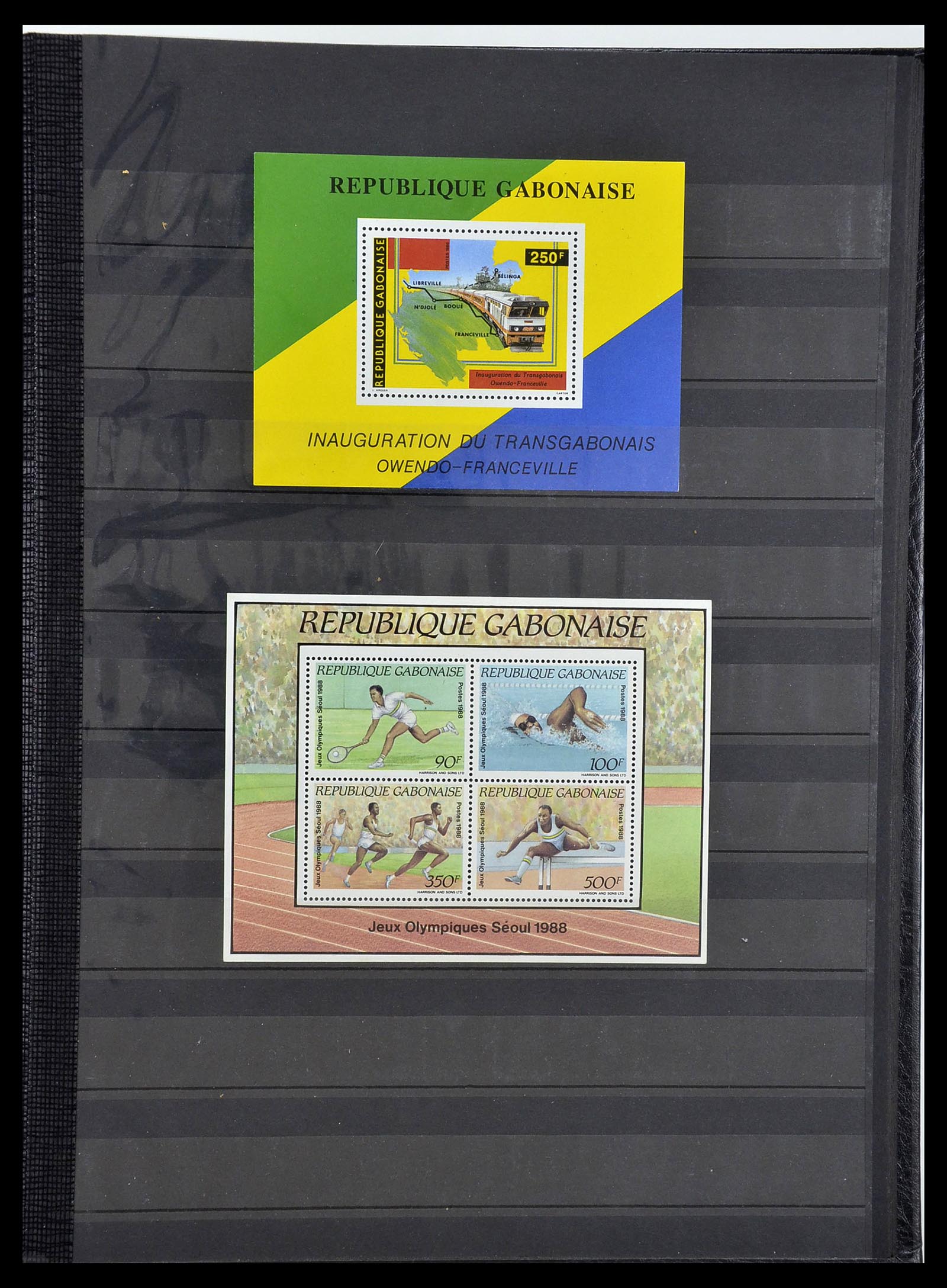 34190 0795 - Postzegelverzameling 34190 Franse koloniën in Afrika 1885-1998.