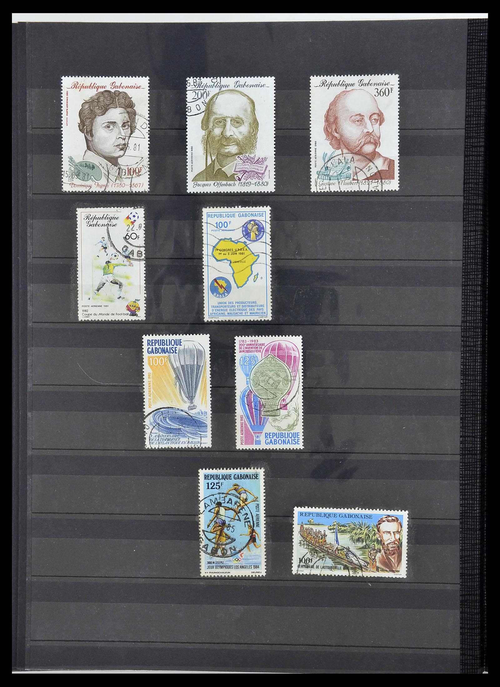 34190 0796 - Postzegelverzameling 34190 Franse koloniën in Afrika 1885-1998.