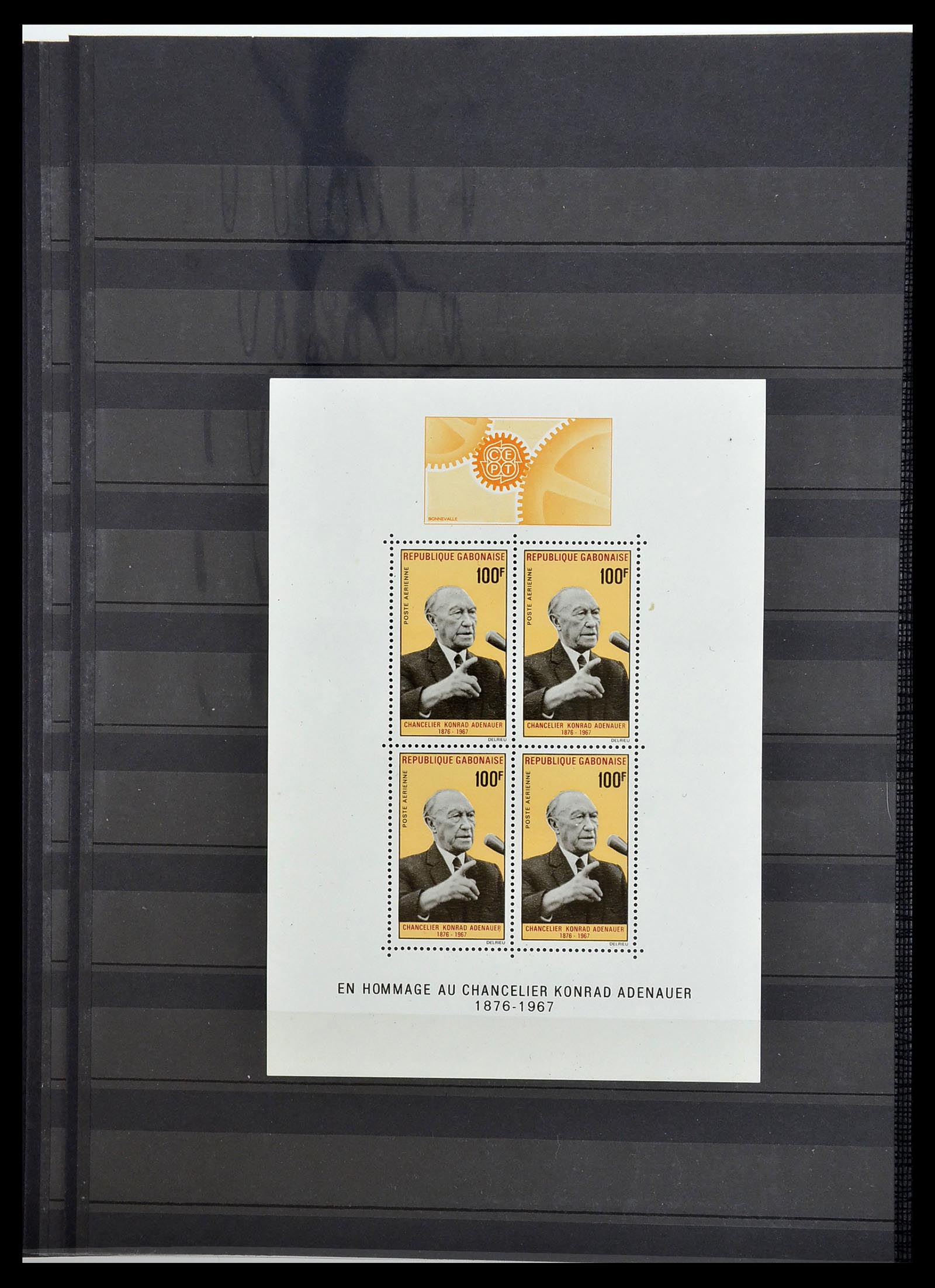 34190 0797 - Postzegelverzameling 34190 Franse koloniën in Afrika 1885-1998.