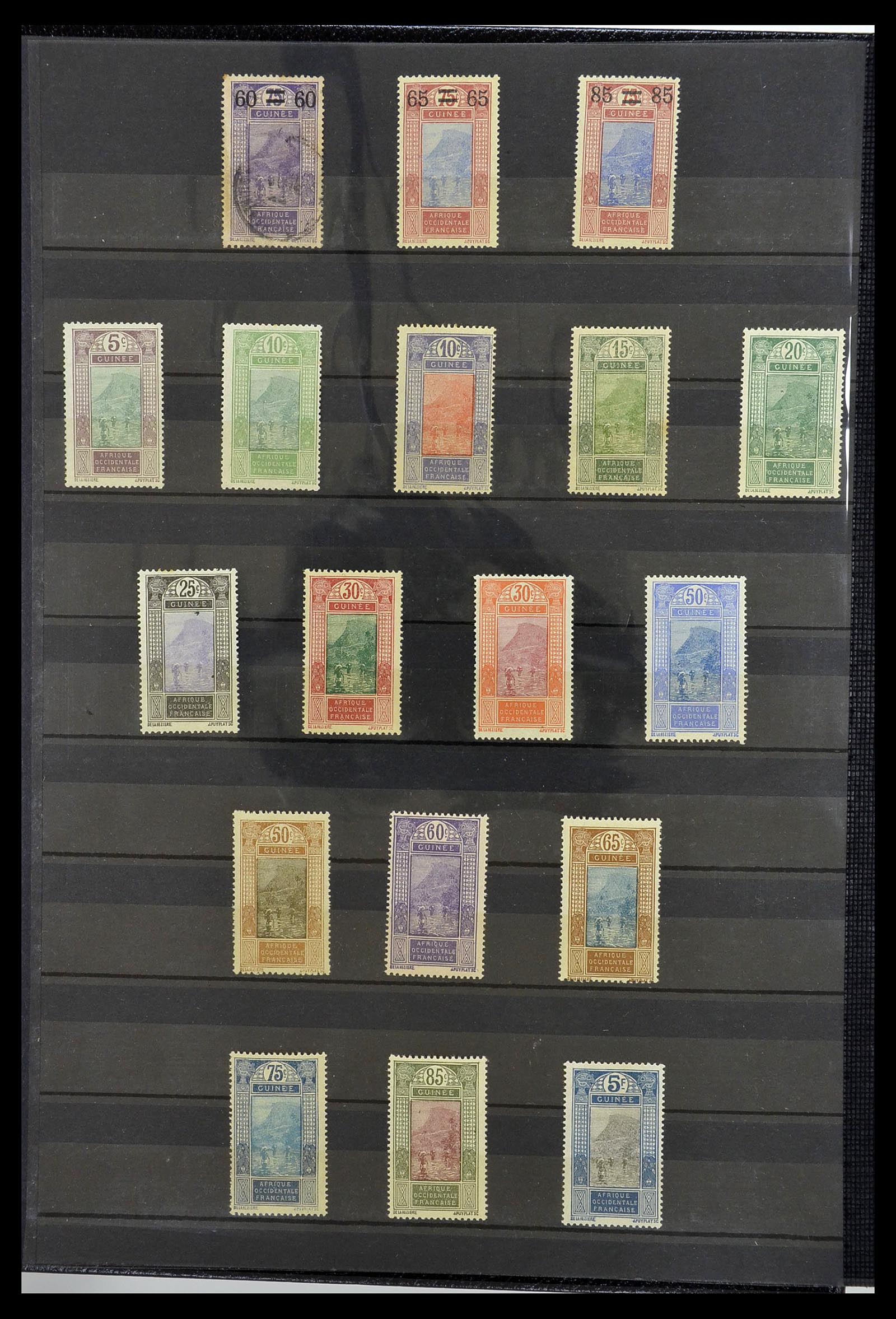 34190 0804 - Postzegelverzameling 34190 Franse koloniën in Afrika 1885-1998.