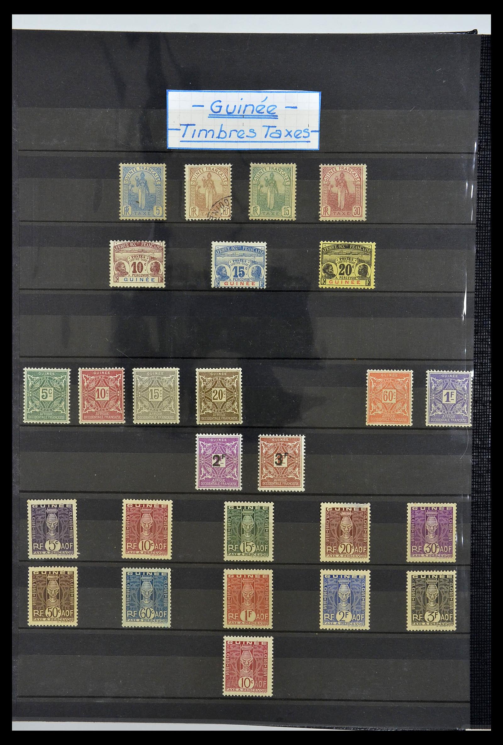 34190 0810 - Postzegelverzameling 34190 Franse koloniën in Afrika 1885-1998.