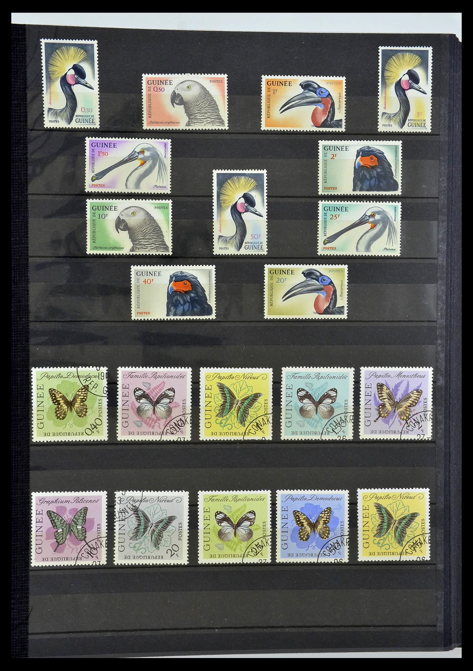 34190 0817 - Postzegelverzameling 34190 Franse koloniën in Afrika 1885-1998.