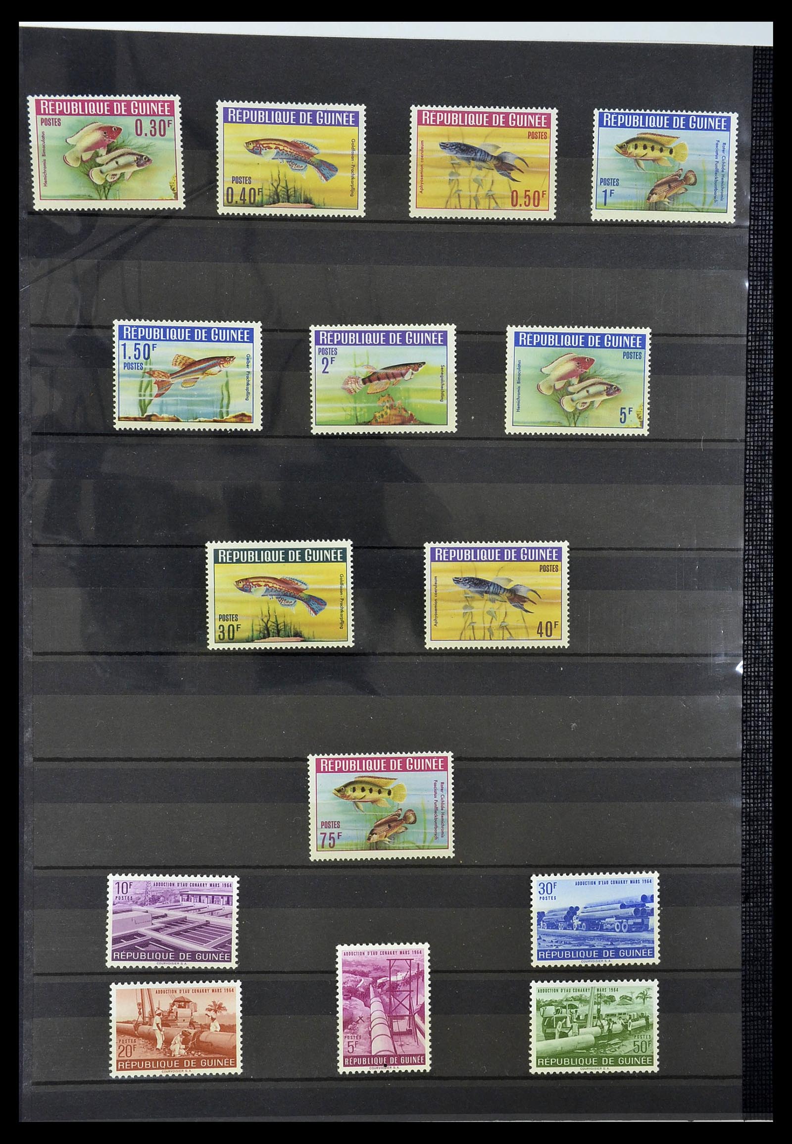 34190 0820 - Postzegelverzameling 34190 Franse koloniën in Afrika 1885-1998.