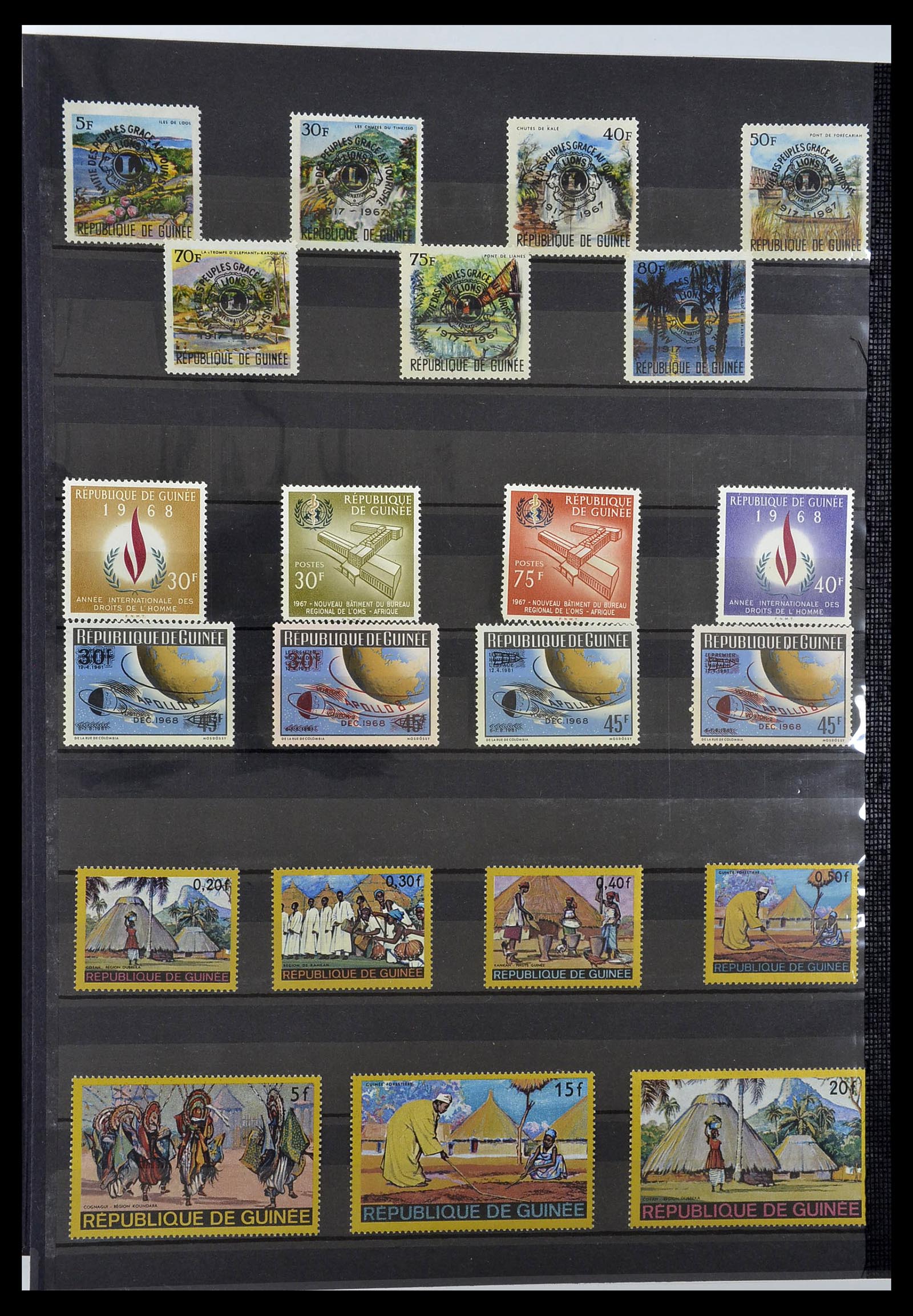 34190 0828 - Postzegelverzameling 34190 Franse koloniën in Afrika 1885-1998.