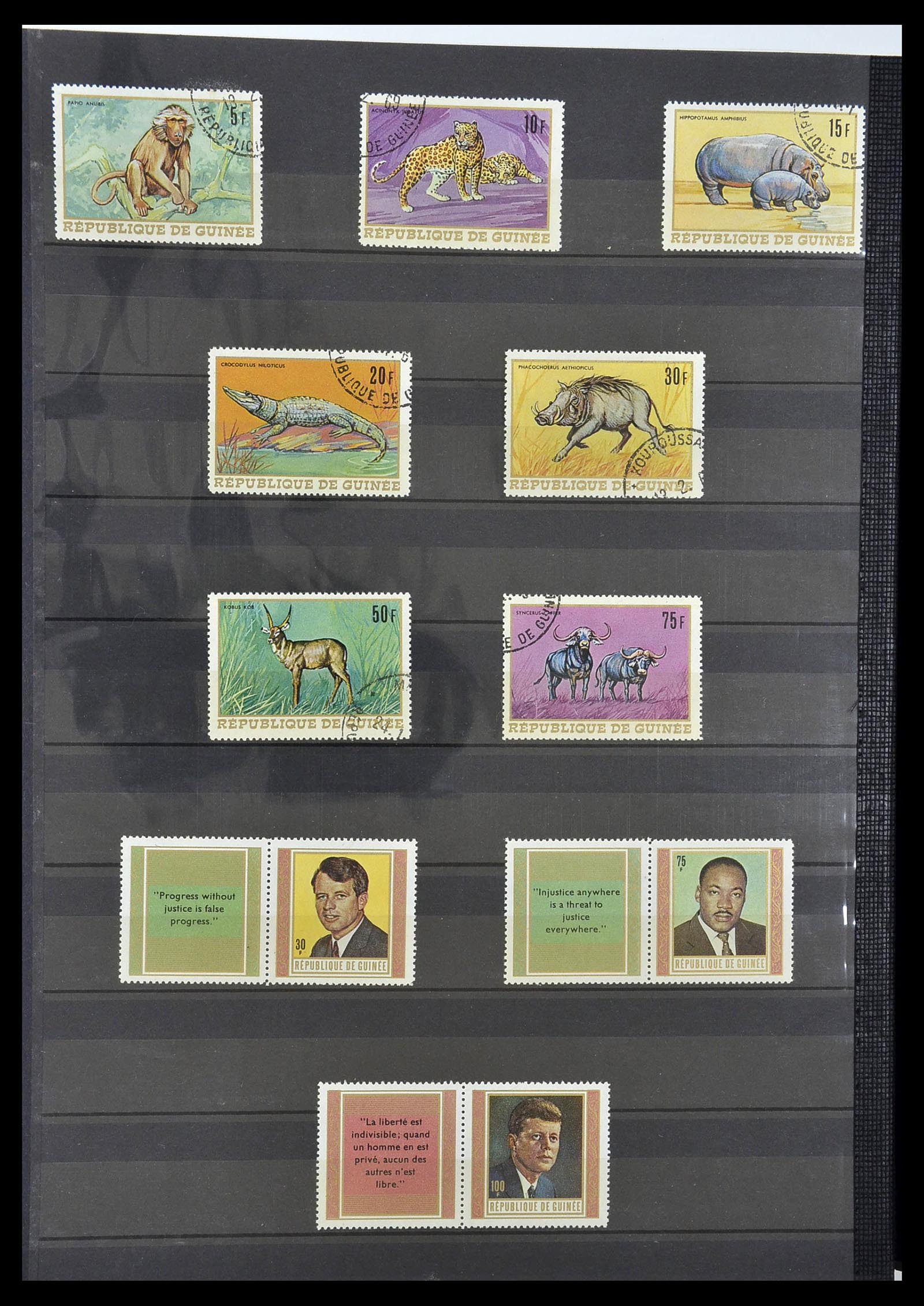 34190 0830 - Postzegelverzameling 34190 Franse koloniën in Afrika 1885-1998.