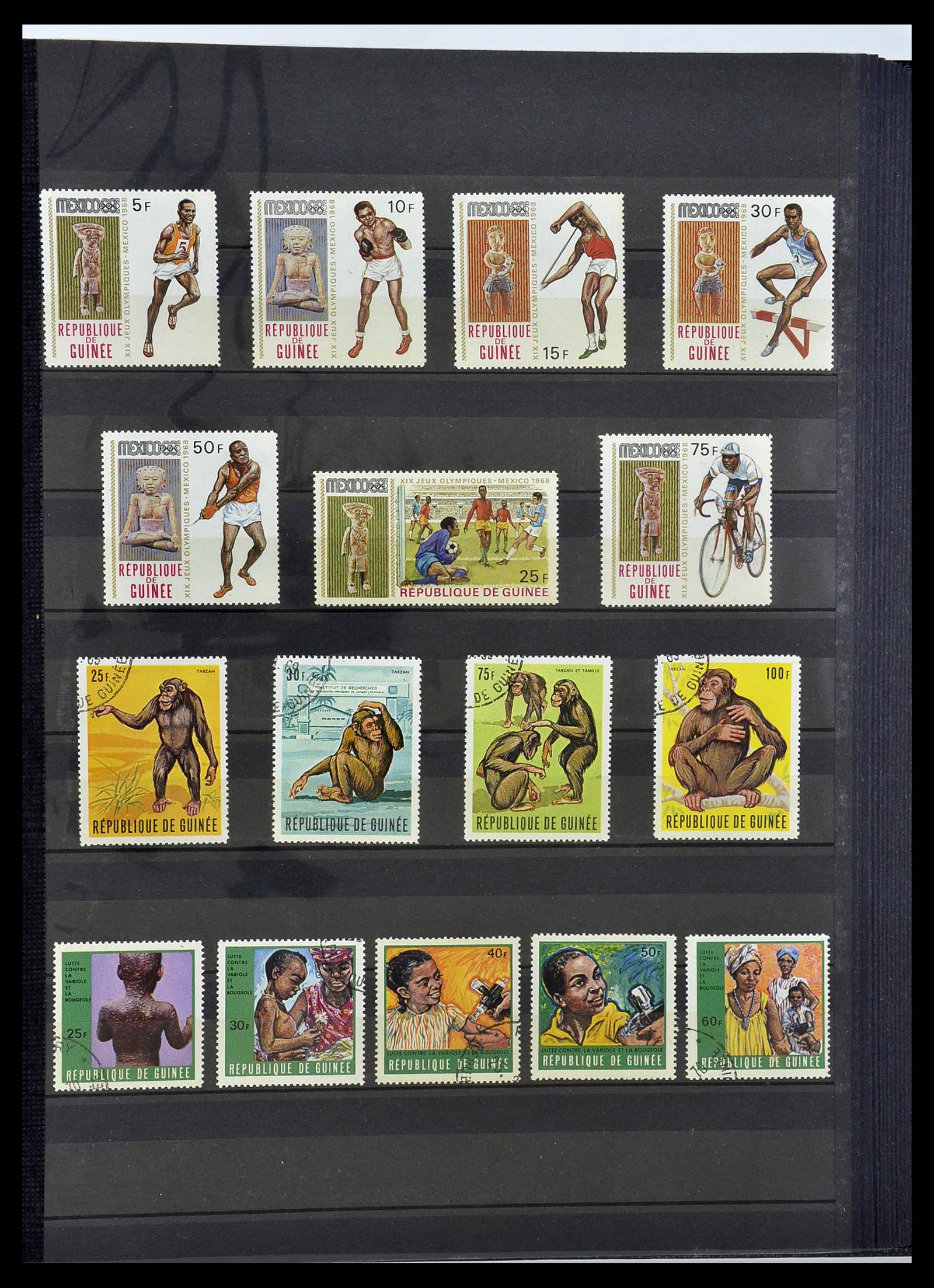 34190 0831 - Postzegelverzameling 34190 Franse koloniën in Afrika 1885-1998.