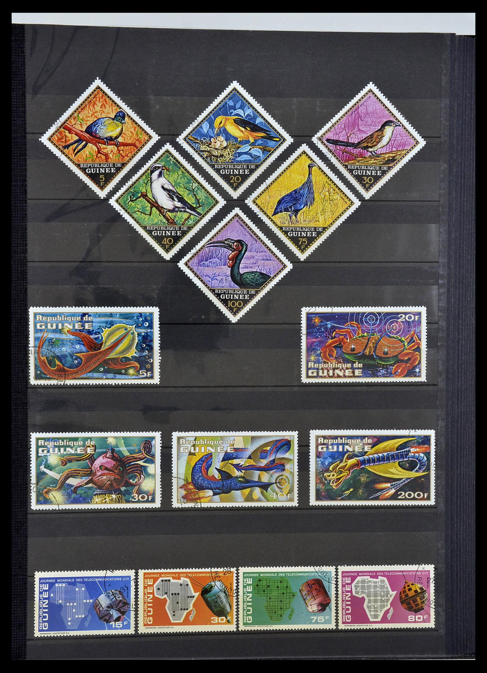 34190 0835 - Postzegelverzameling 34190 Franse koloniën in Afrika 1885-1998.