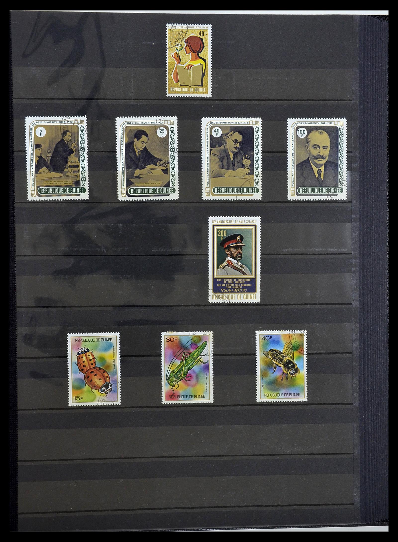 34190 0837 - Postzegelverzameling 34190 Franse koloniën in Afrika 1885-1998.